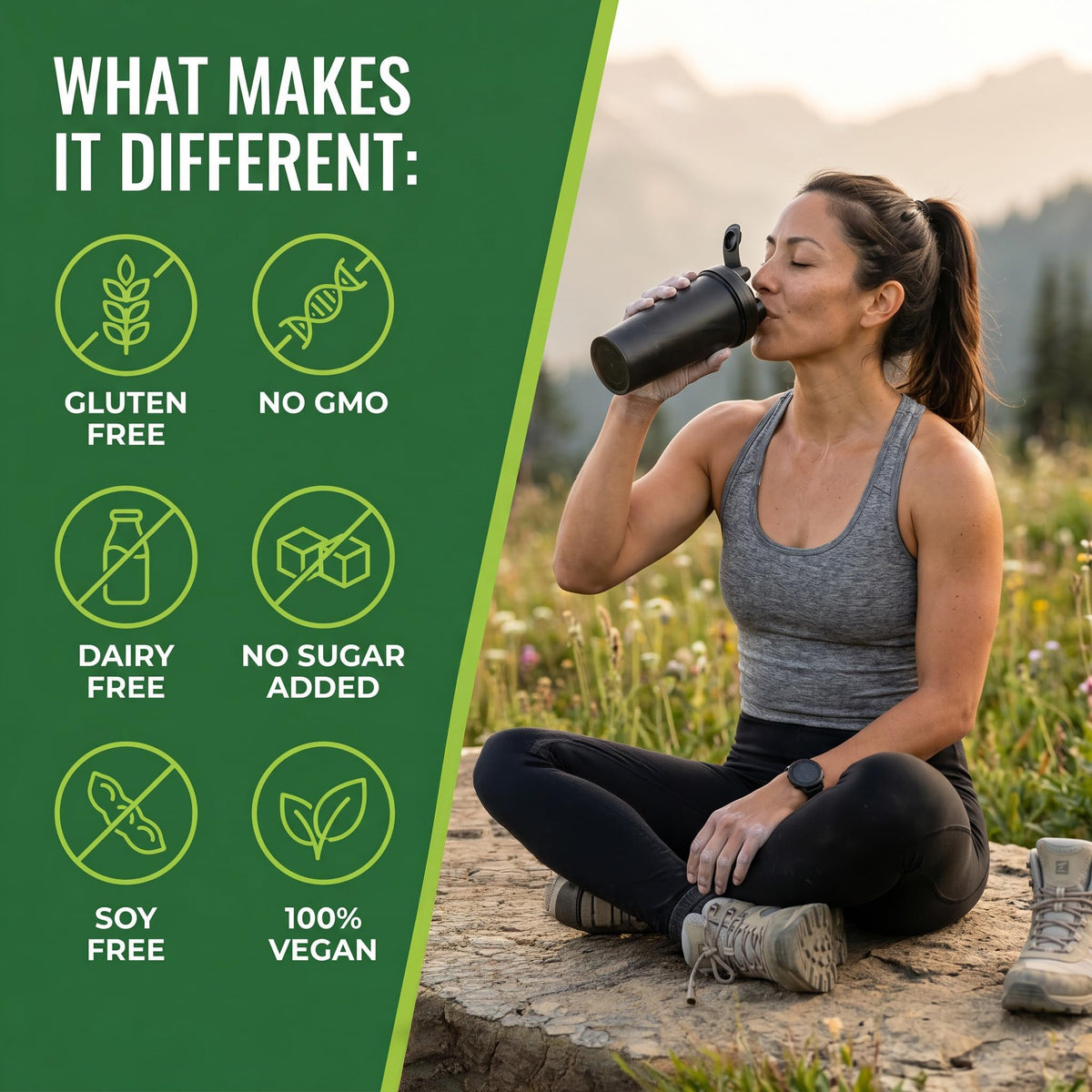 Ergogenics Nutrition Plant Protein +Greens