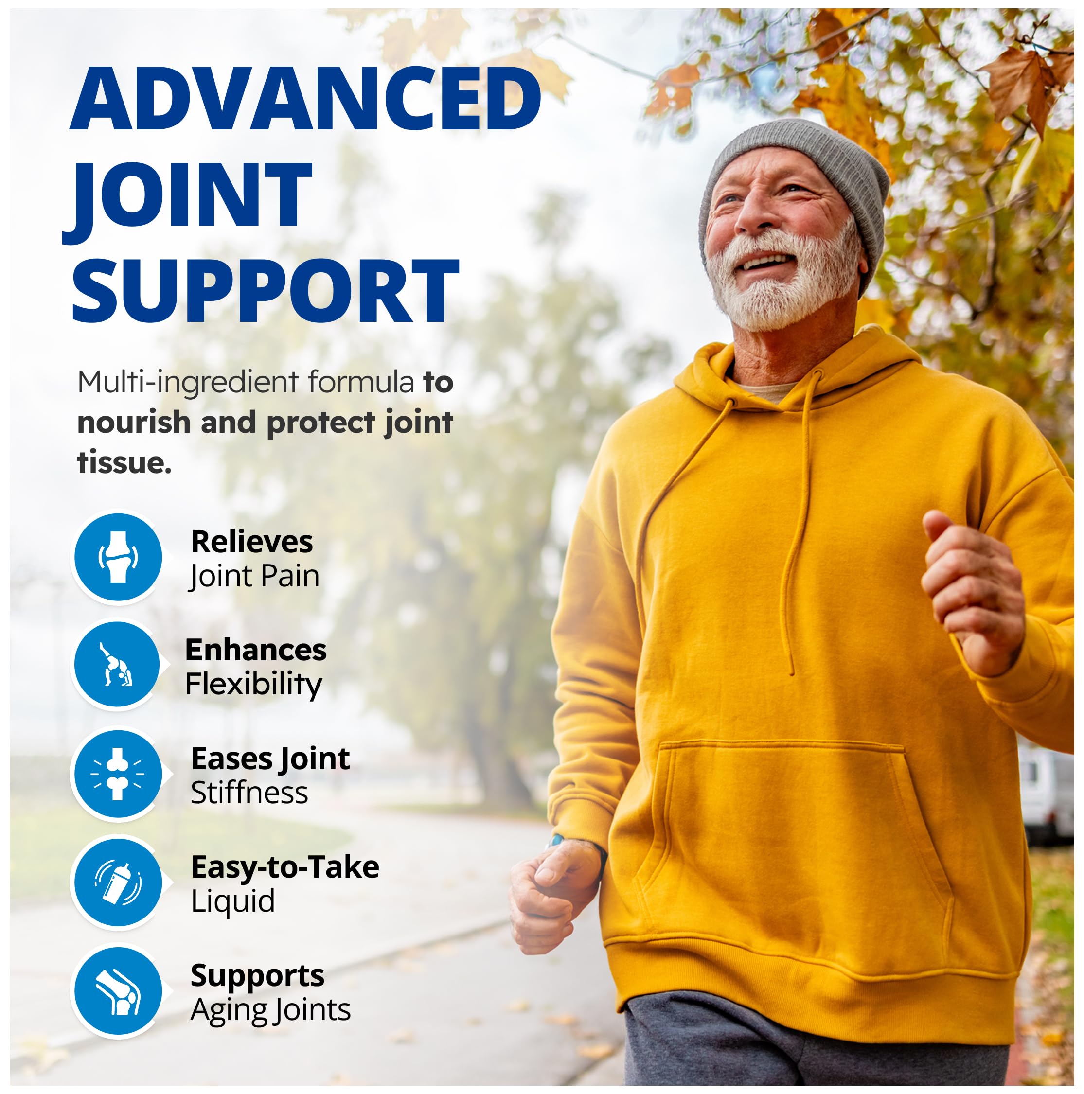CanPrev Joint-Pro Concentré liquide 500 ml Approvisionnement de 33 jours - Soutien articulaire avancé avec collagène hydrolysé, glucosamine, MSM et ashwagandha, favorise le confort, la mobilité et la flexibilité, supplément de collagène