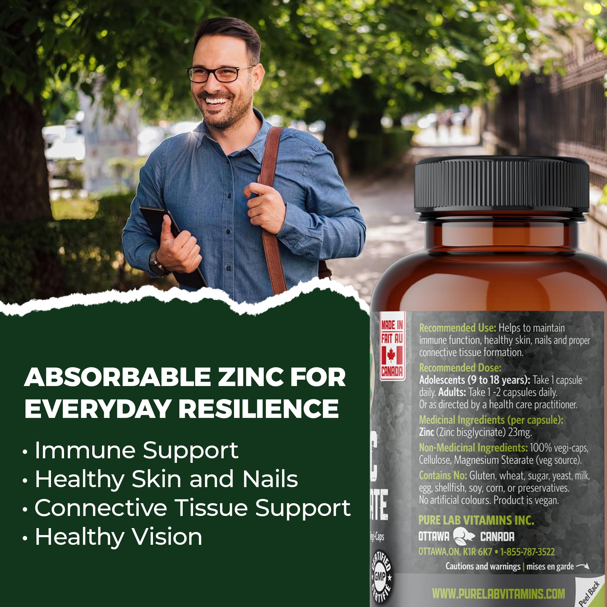 Pure Lab Vitamins - Zinc Glycinate