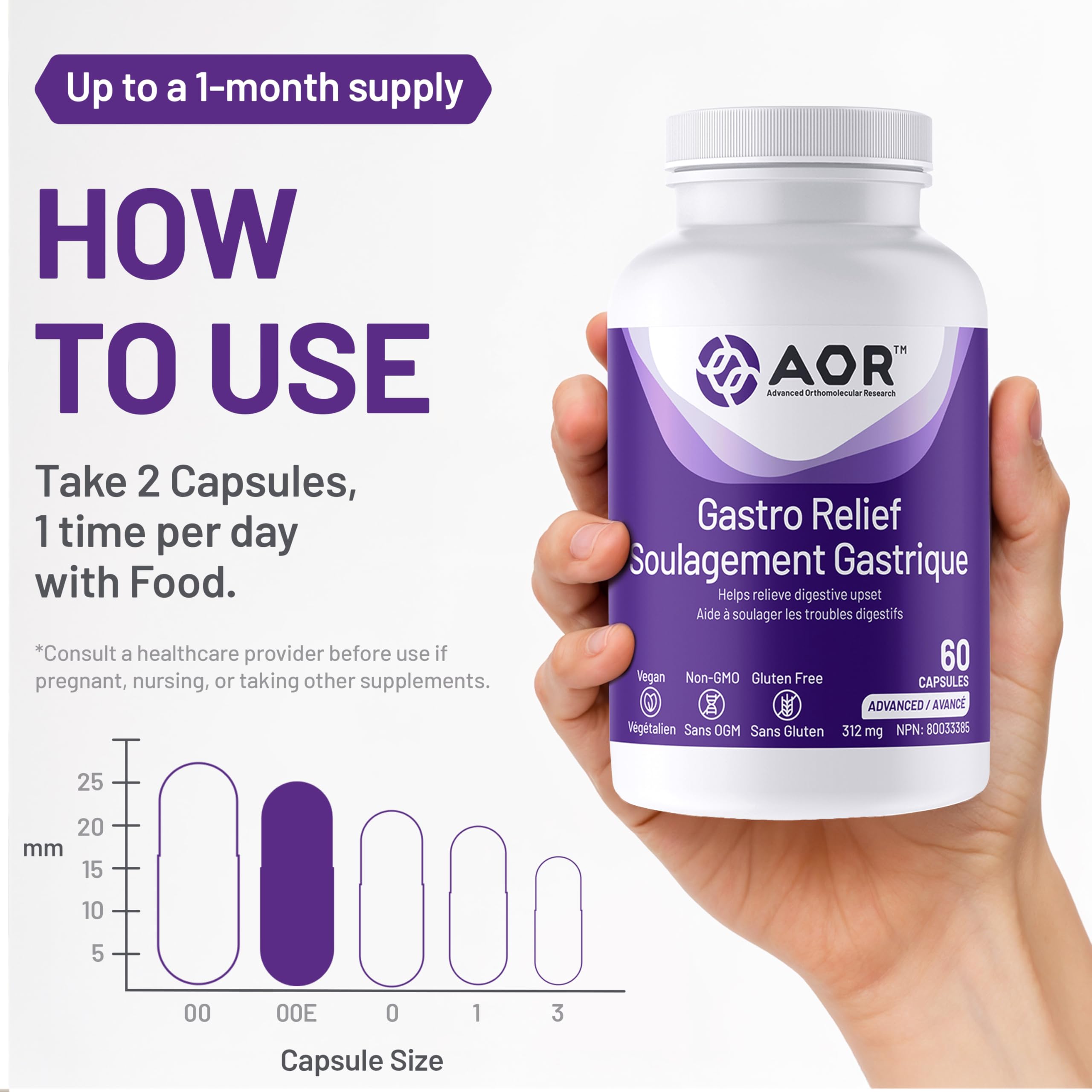 AOR - Gastro Relief 312mg