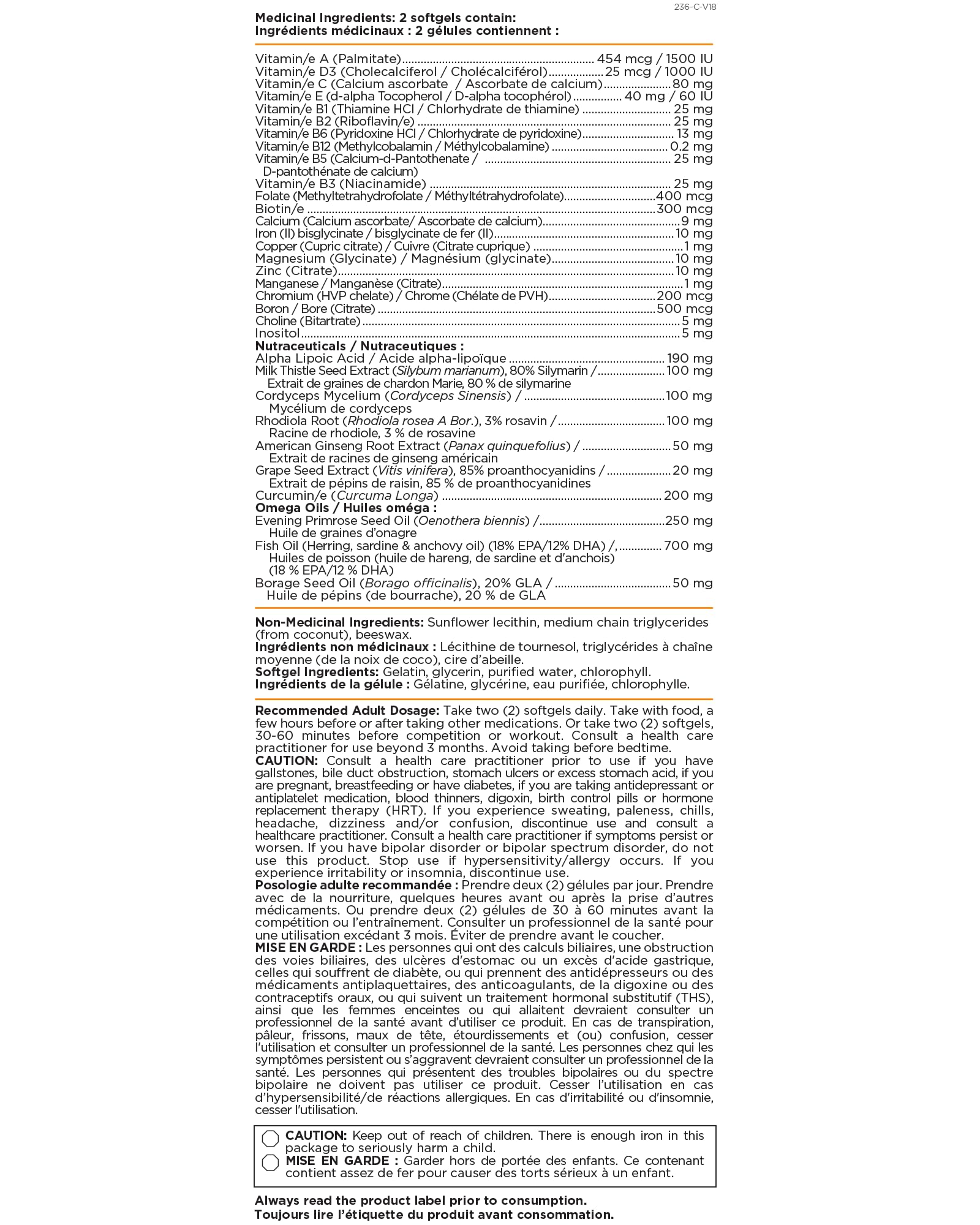 Platinum Naturals - activ-X for Women | Energy | Stamina | Recovery