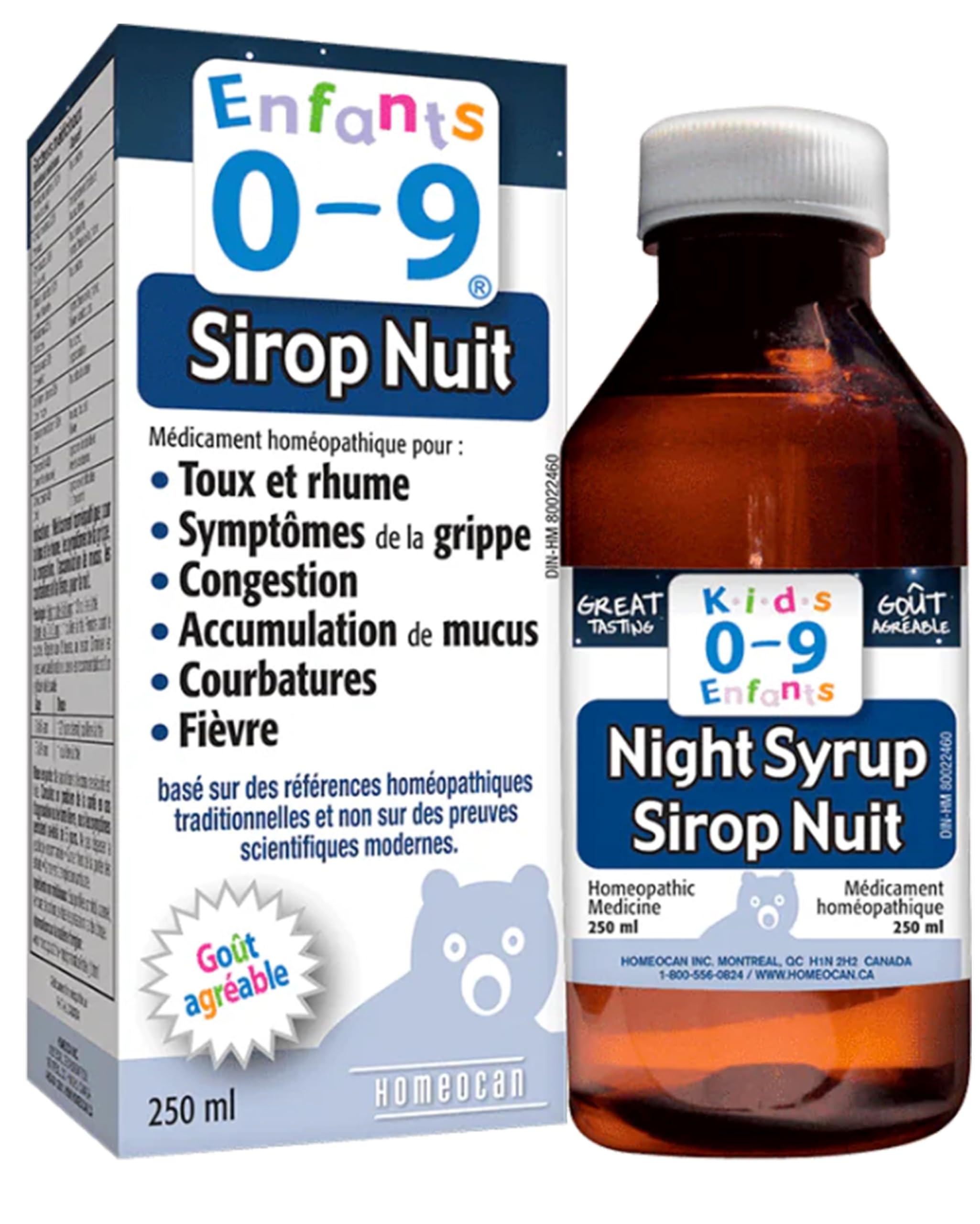 Kids 0-9 Nighttime Syrup, 100ml - Gentle Support for Dry Cough & Congestion, Comforts Mucus & Soothes Discomfort - Designed for Toddlers & Babies - Provides Caring Relief for Children's Cold Symptoms