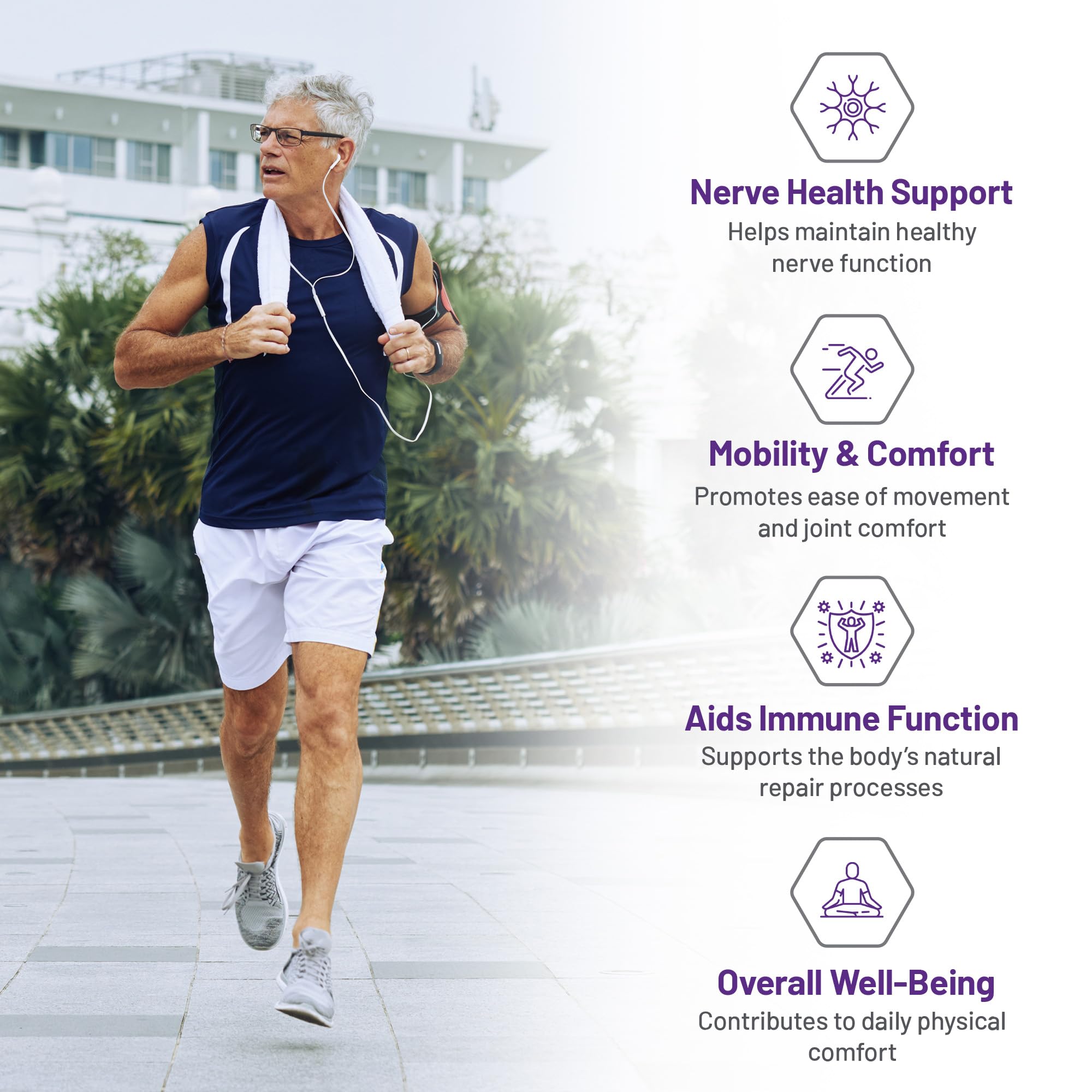 AOR P.E.A.K Activate 400 mg – Supplément de palmitoyléthanolamide (PEA) pour le confort et le bien-être – Sans OGM et végétalien – Supplément de PEA pour un bien-être équilibré et un soutien quotidien
