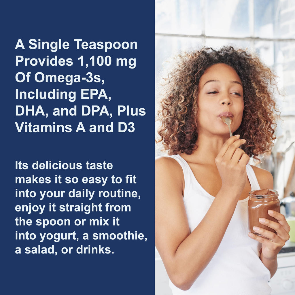 Carlson - Cod Liver Oil, 1100 mg Omega-3s + A & D3, Wild-Caught Norwegian Arctic Cod-Liver Oil, Sustainably Sourced Nordic Fish Oil Liquid