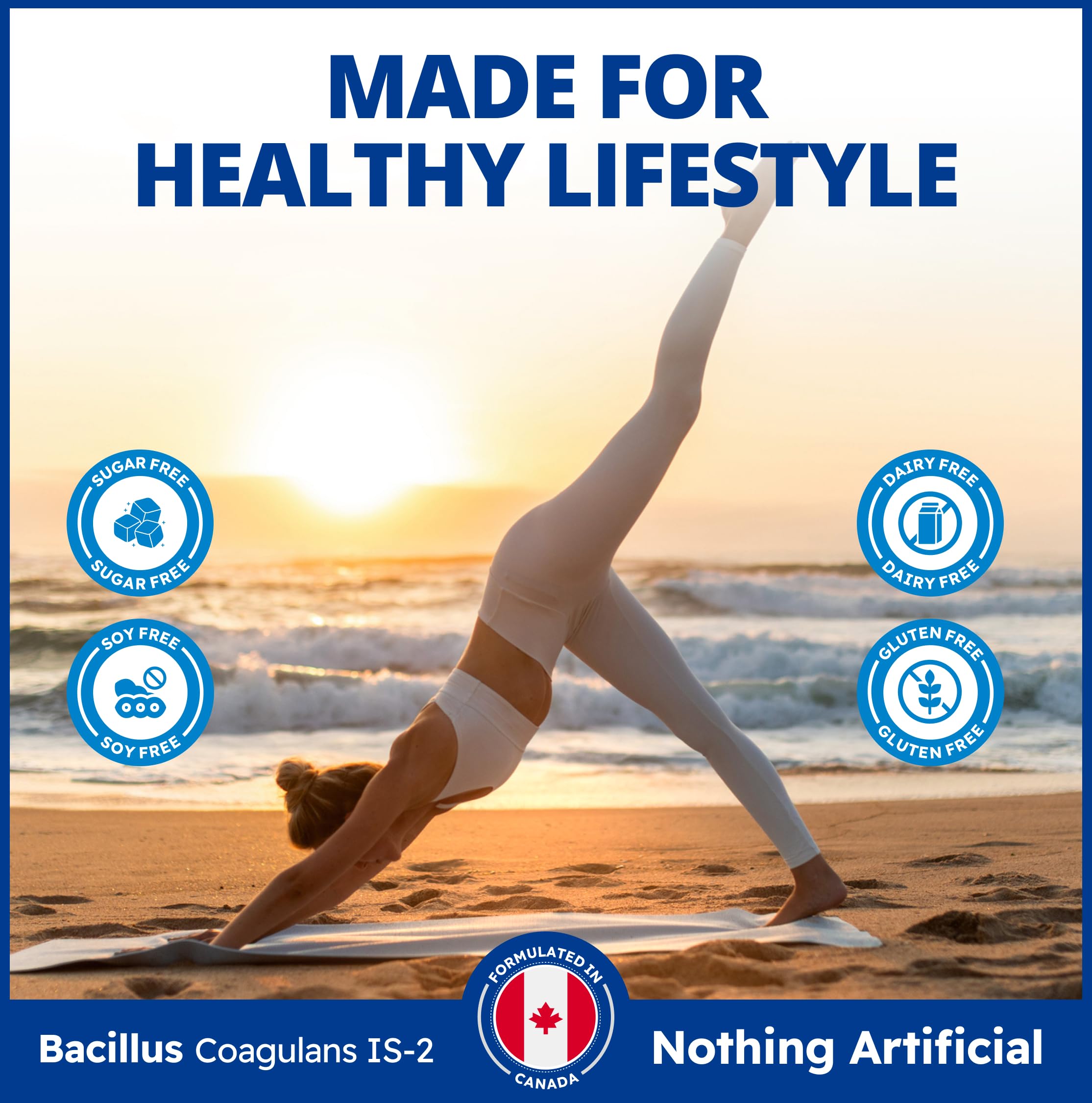CanPrev Pro-Biotik IBS Support, 30 V-Caps 30-Day Supply - Women and Men Probiotic - 2 Billion Active Cells for Digestive Support - Comfortable Digestion & Balanced Gut Flora - Bloating and Gas Relief