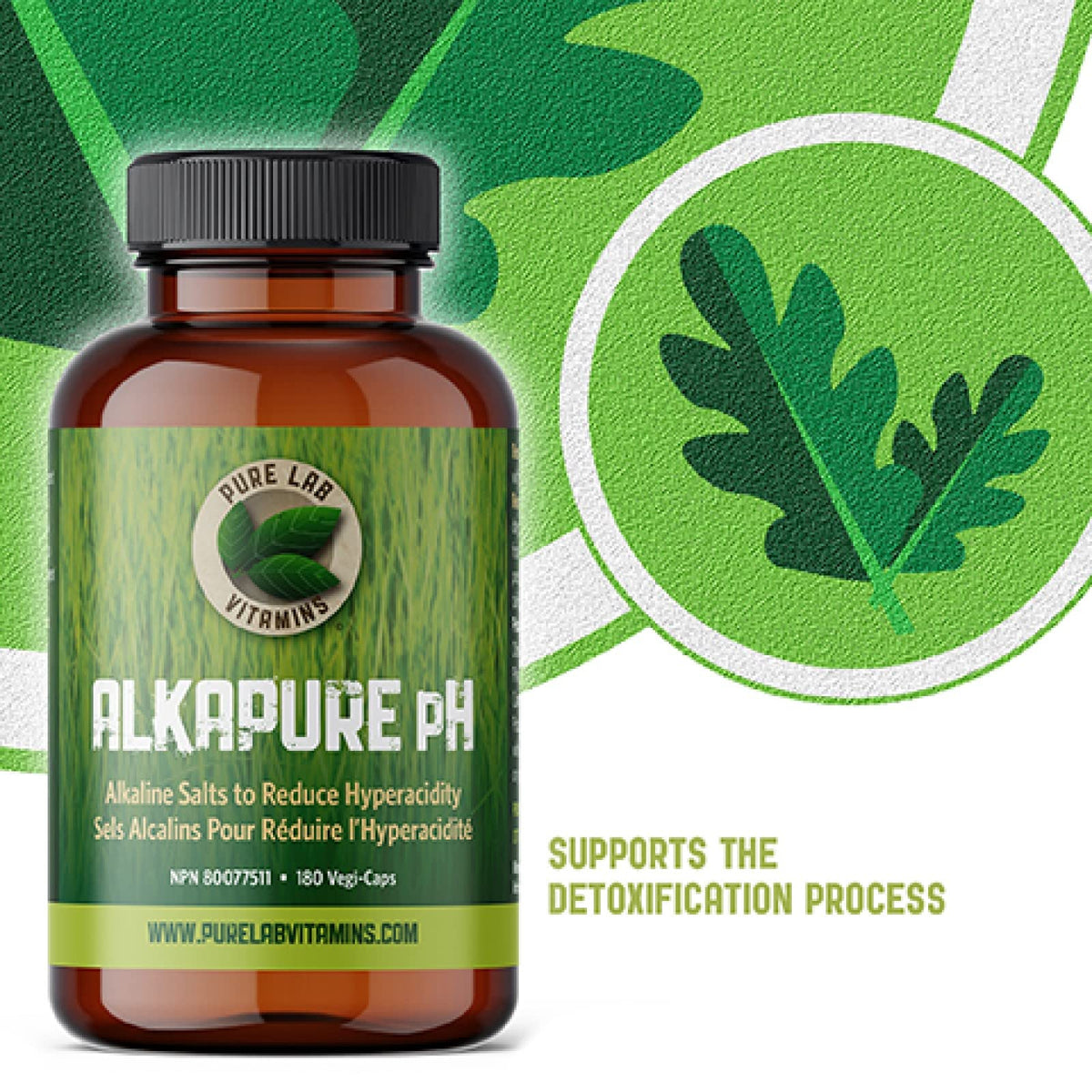Pure Lab Vitamins | Alkapure pH | 180 Capsules | Alkaline pH Balance Pills | Essential Minerals Supplement | Antigas and Bloating Relief for Men & Women | Indigestion and Heartburn Relief | Antacid Pills