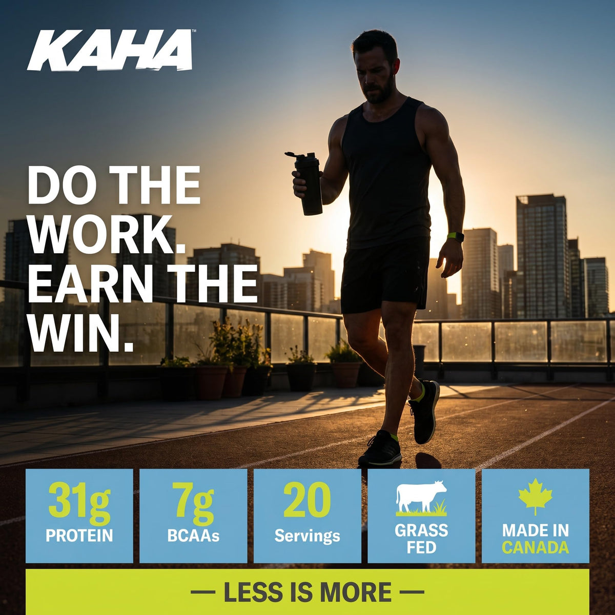 Kaha Nutrition NZ Whey Isolate, 720g Protein Powder Dark Chocolate Flavour, 31g Protein & 7g BCAAs, Grass-Fed New Zealand Whey, Lactose & Carrageenan Free