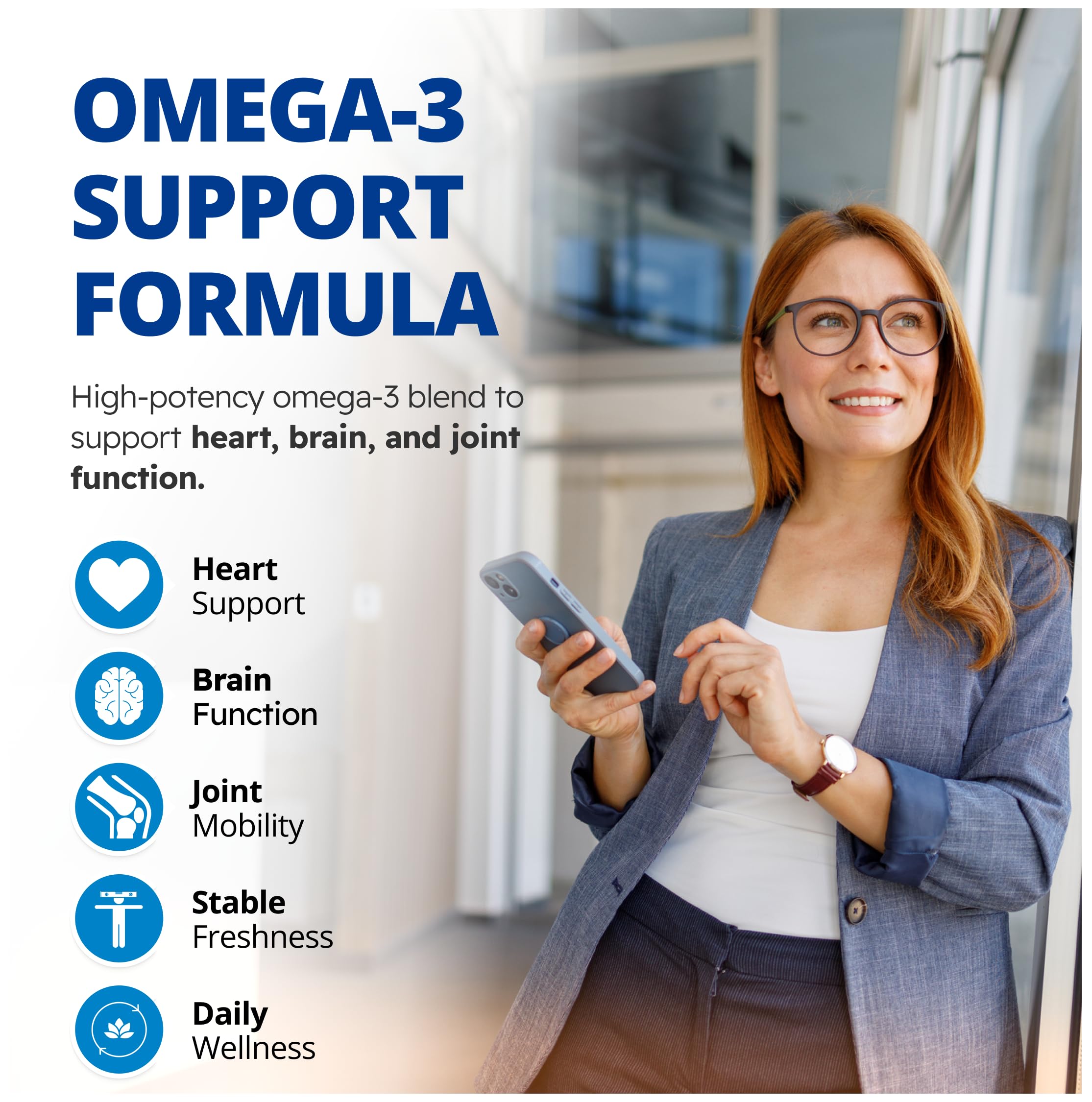 CanPrev Omega-Pro Essential HP 40/20, 90 Softgels 30-Day Supply - 1000mg Wild Deep-Sea Fish Oil, Omega-3 EPA & DHA Formula, Molecular Distilled with Vitamin E, Supports Heart, Brain, Joint, Eye & Skin