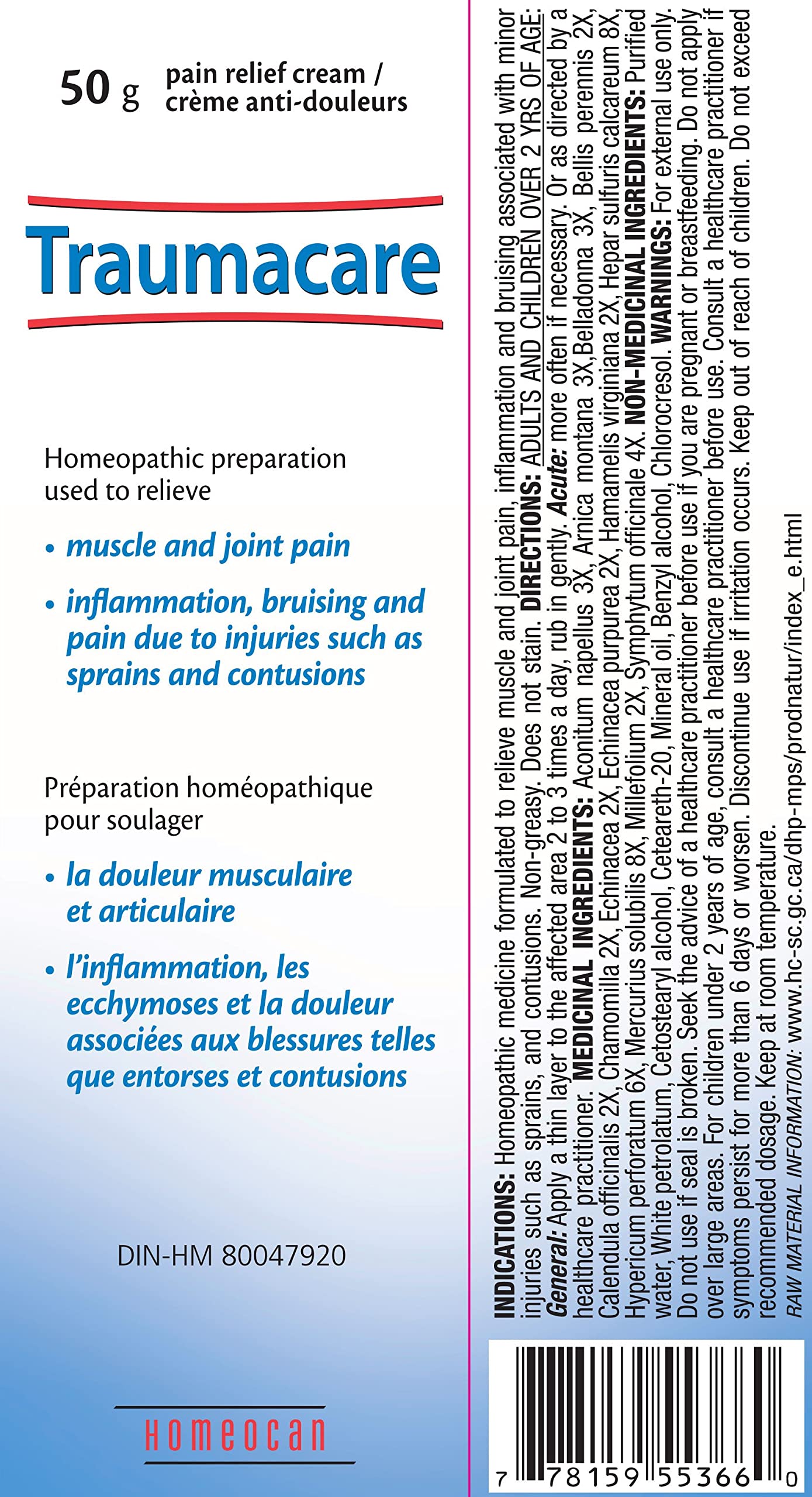 Crème Traumacare