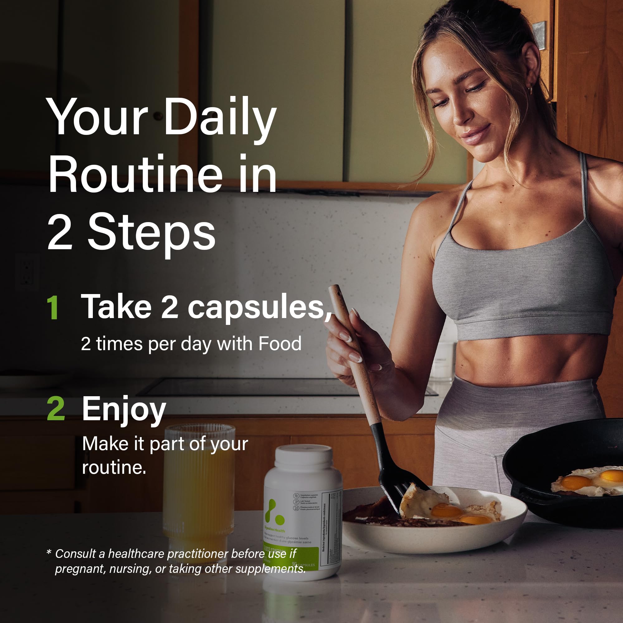 ATP LAB - Gluco Control 90 Capsules - Digestive Health - Kidney Stone Relief - Immune System Booster for Adults - Blood Glucose Pills & Blood Lipids