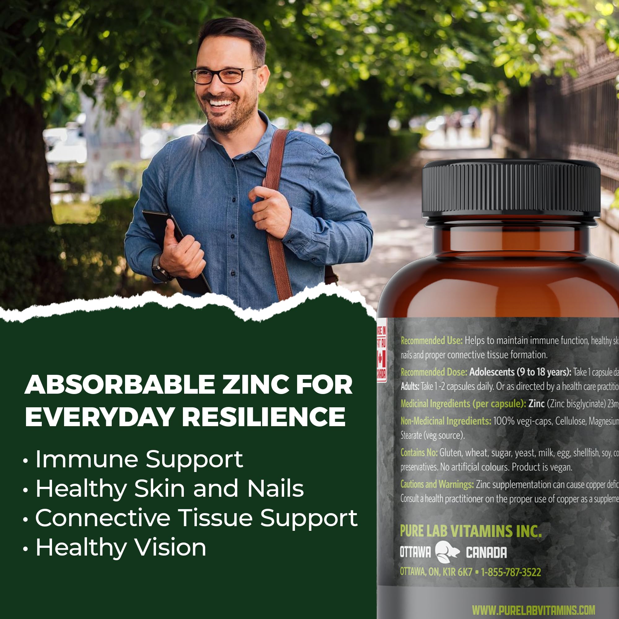 Pure Lab Vitamins - Zinc Glycinate