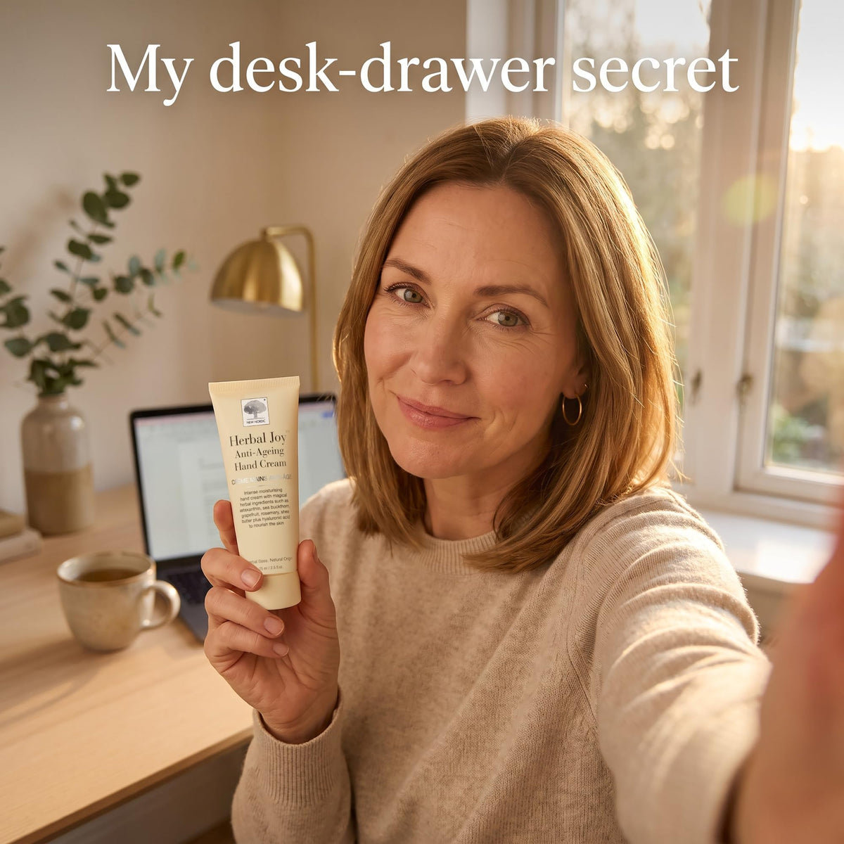 New Nordic - Herbal Joy Anti-ageing Hand Cream, 75 ml