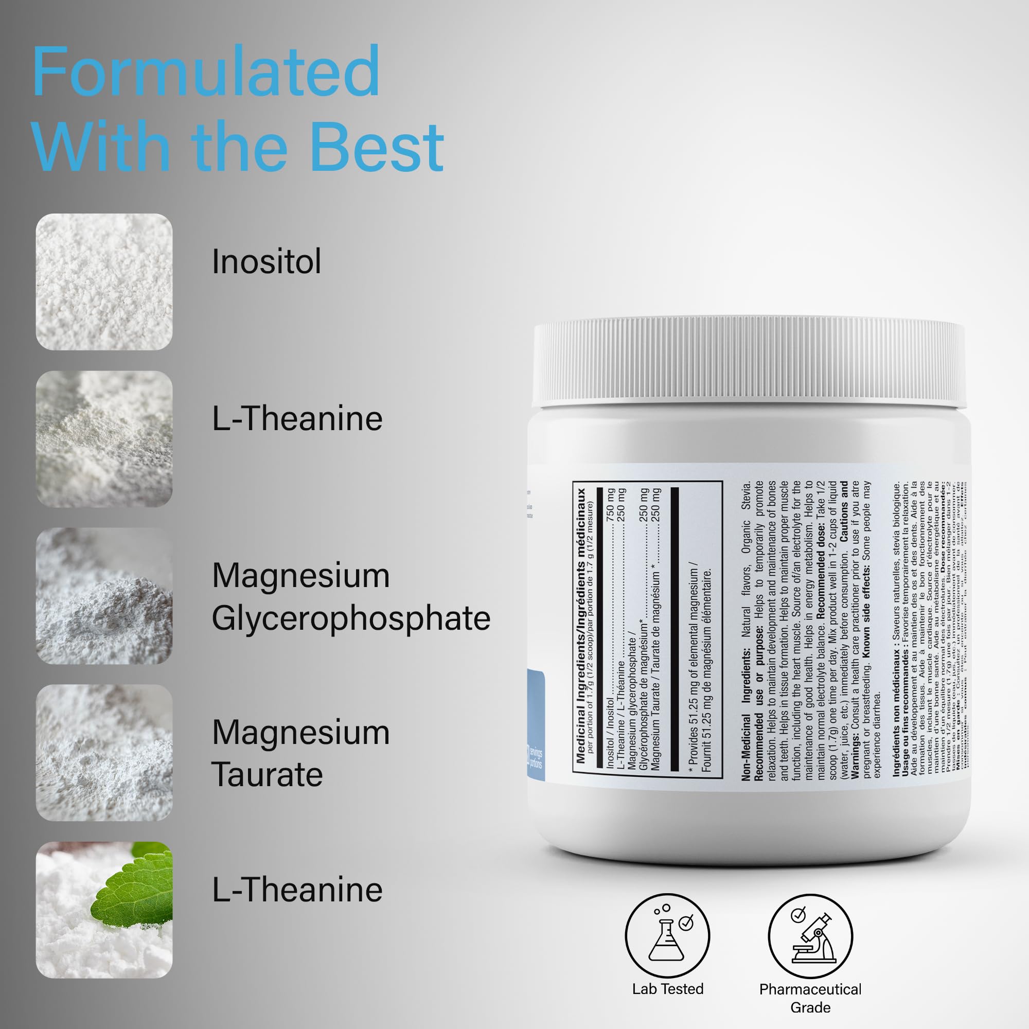 ATP LAB - Yin Reserve 204g Powder 120-Servings - Promote Relaxation and Sleep - Teeth Health and Bone Health Supplement - Heart Muscle Funtion Electrolyte Balance