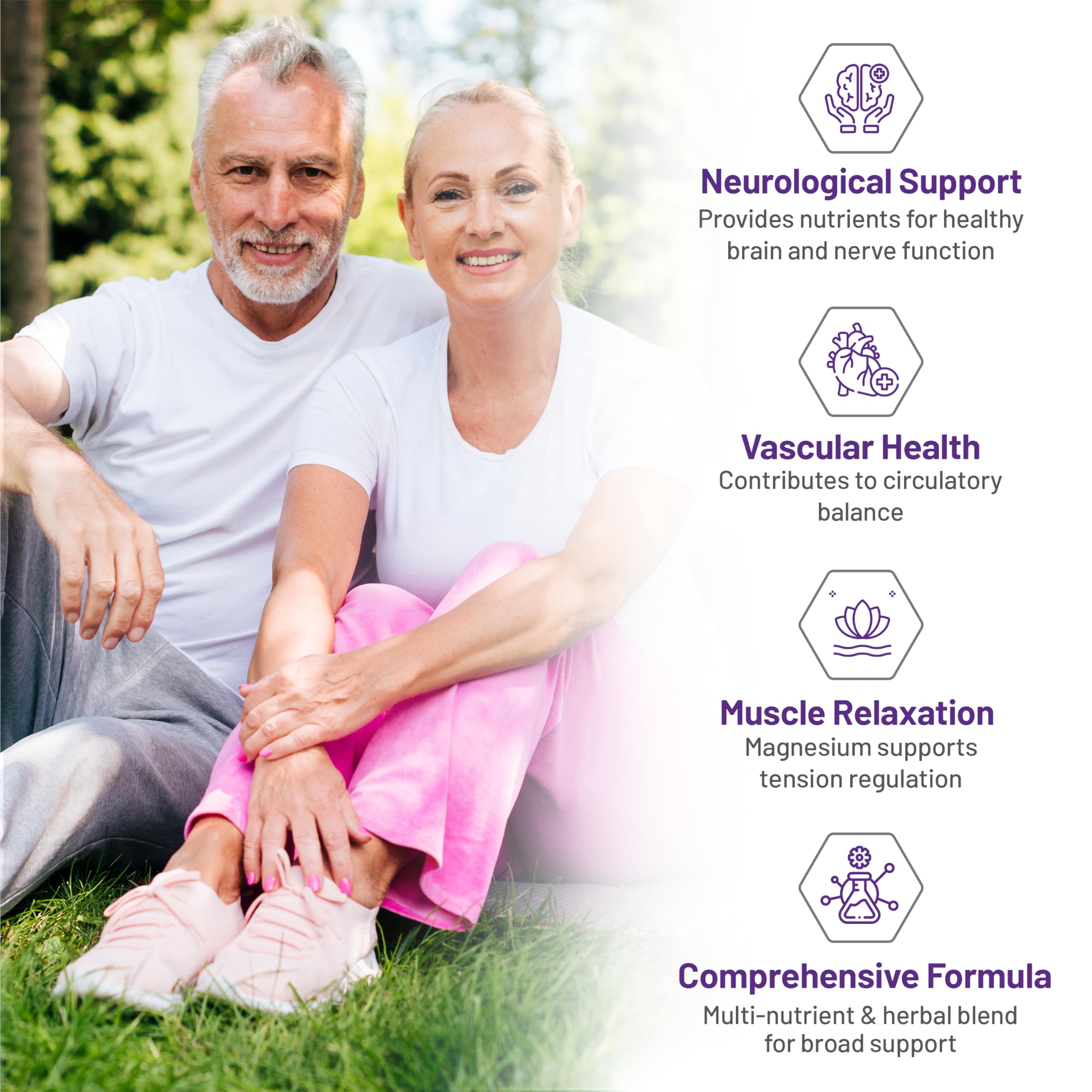 AOR Migraine Manager 60 Caps 30-Day Supply - Balanced Support with Riboflavin, Feverfew Extract & Magnesium Citrate - Brain Health Supplement for Adults - Natural Calm for Head Comfort & Sleep Support