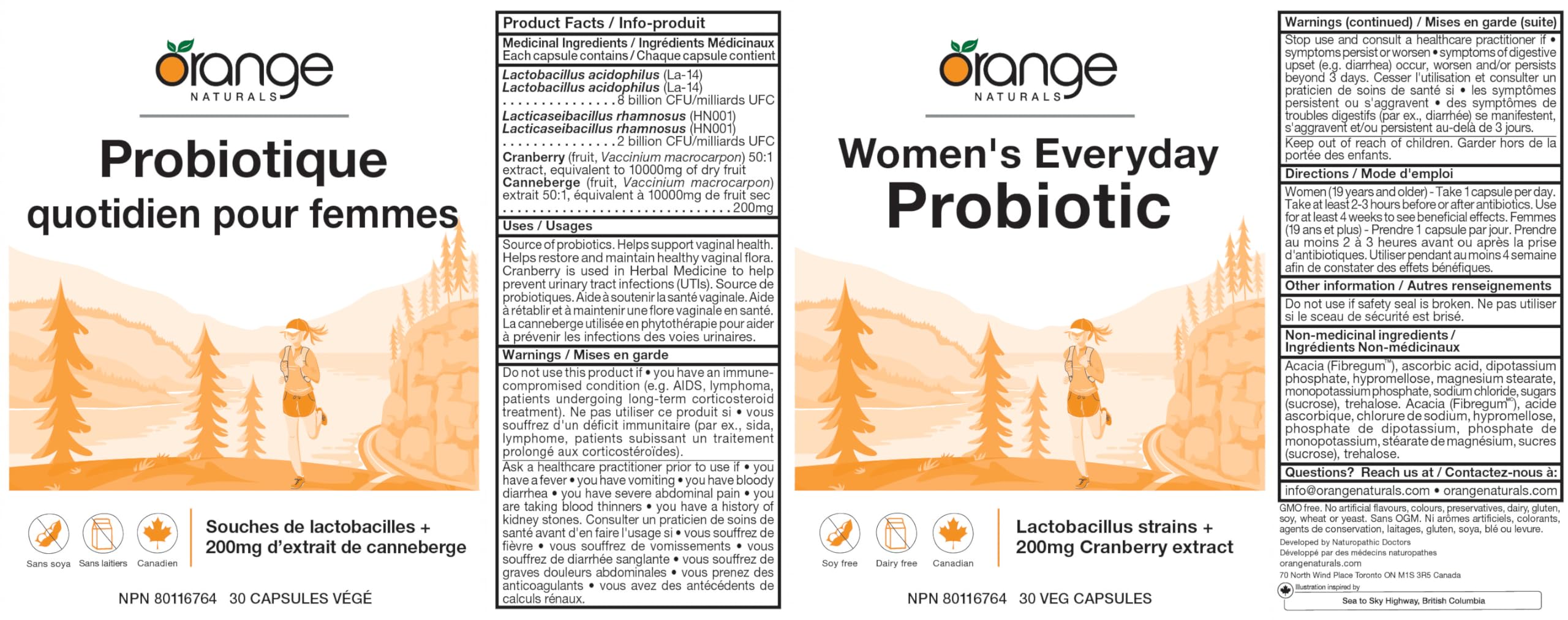 Orange Naturals - Probiotic Supplement