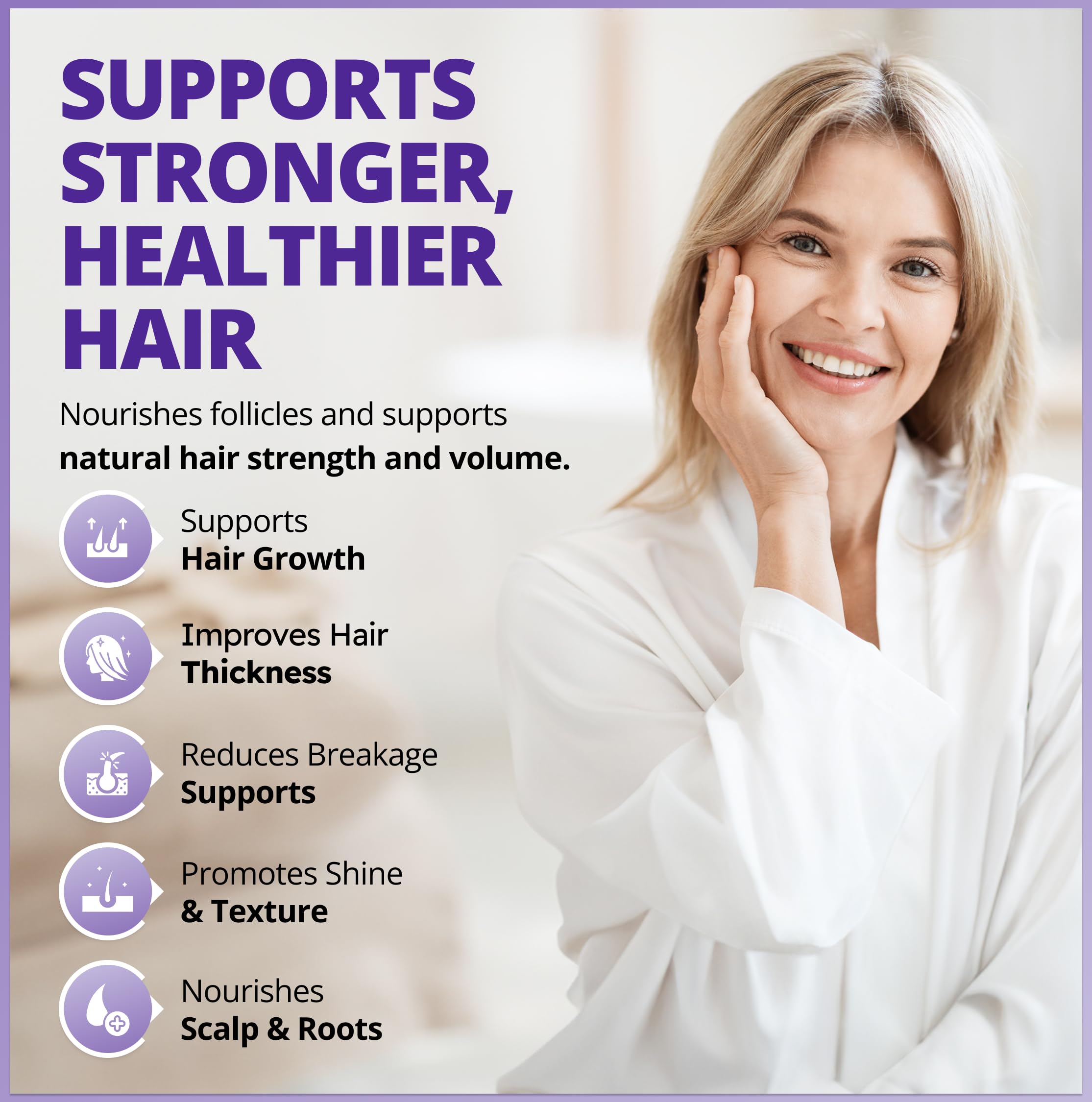 CanPrev - Healthy Hair, 30 Softgels 30-Day Supply - Non-GMO and Gluten-Free - Reduction of Dandruff, Reduces Hair Loss, Stimulates Hair Growth and Improvement of Hair Health