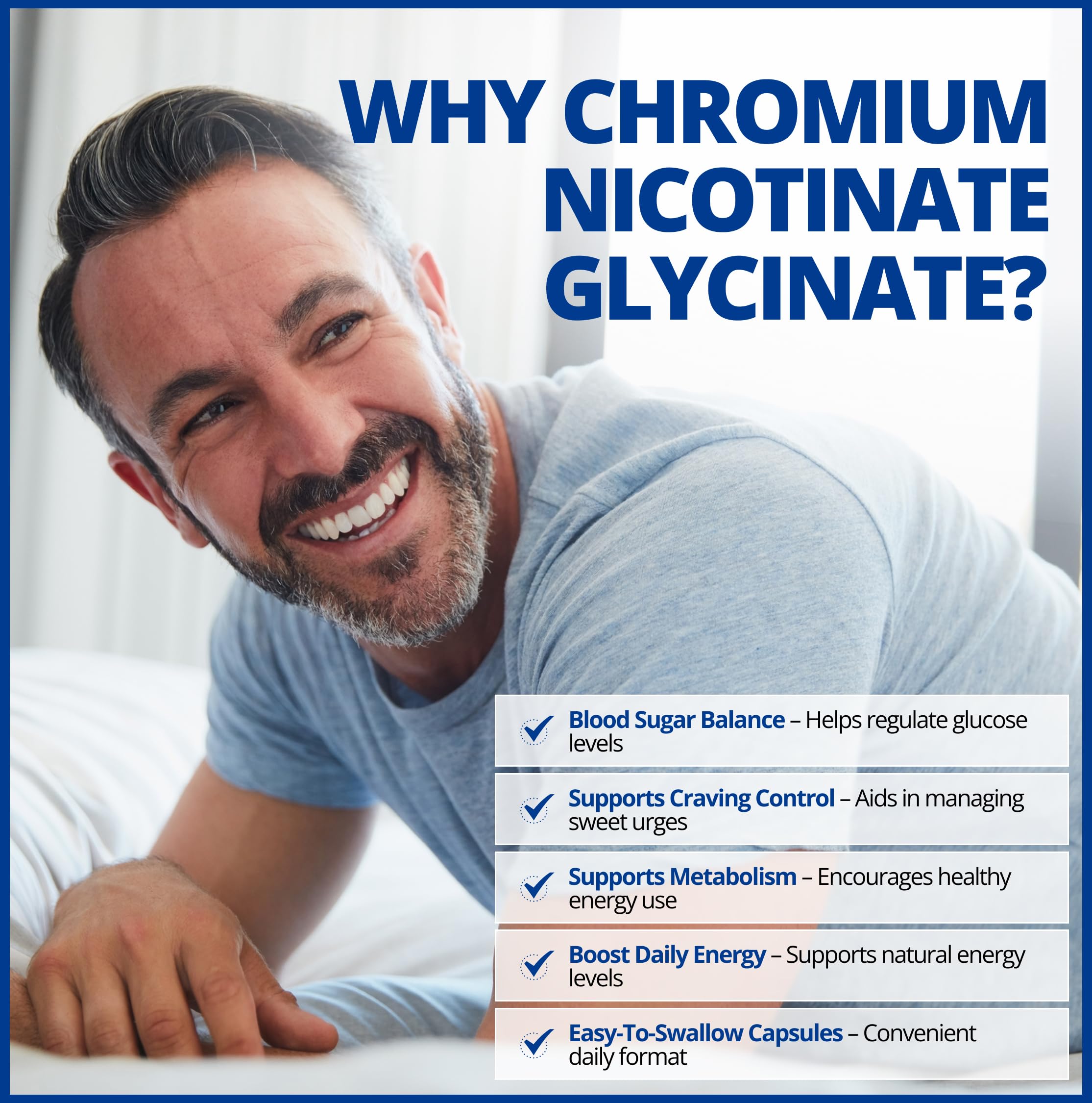 CanPrev Chrome Nicotinate Glycinate 200, 120 V-Caps, pour 60 jours - Chrome avec mélange de Glycine et Niacine, Soutient le métabolisme équilibré du glucose, Aide à réduire les envies de sucre - Végétalien et sans OGM