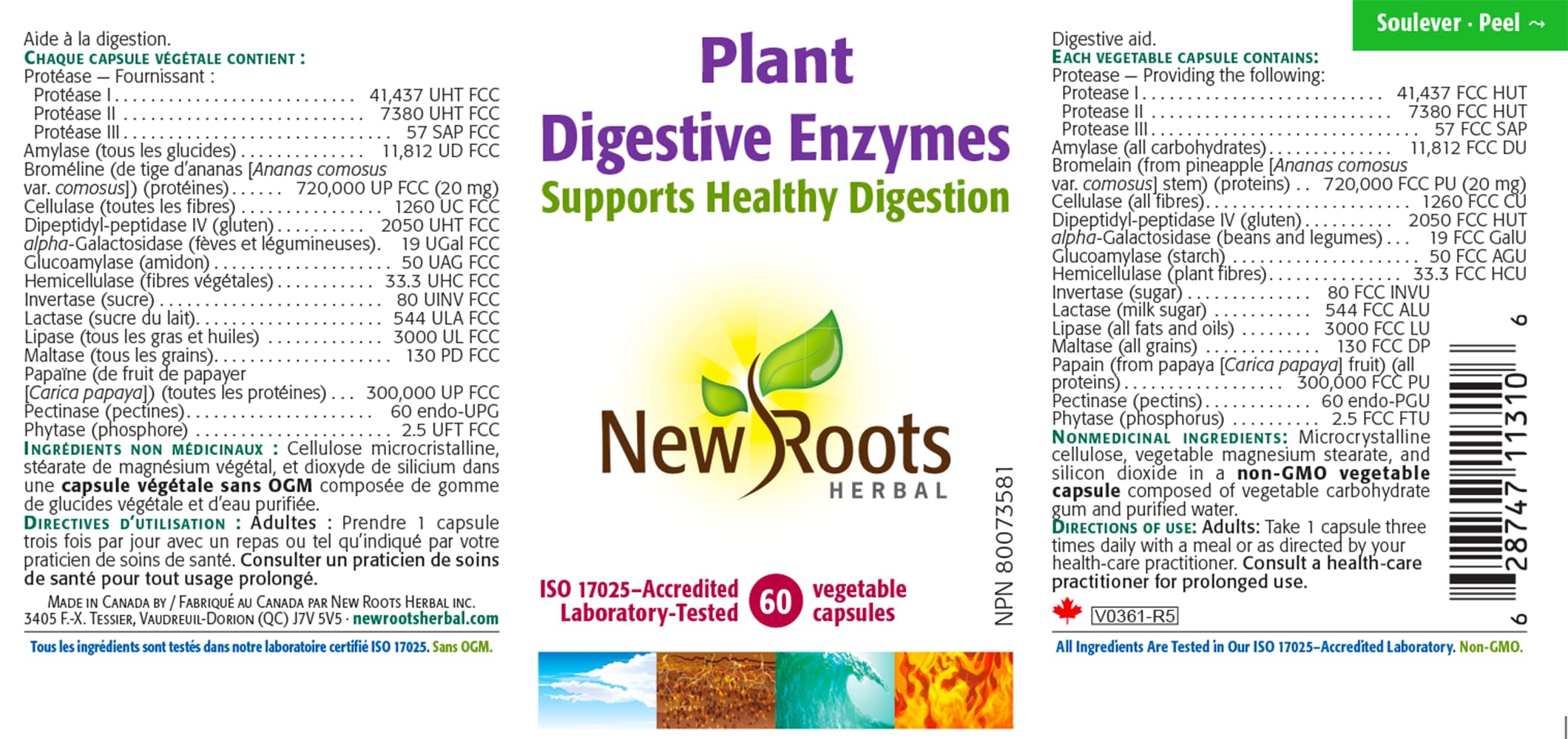 New Roots Herbal - Plant Digestive Enzymes