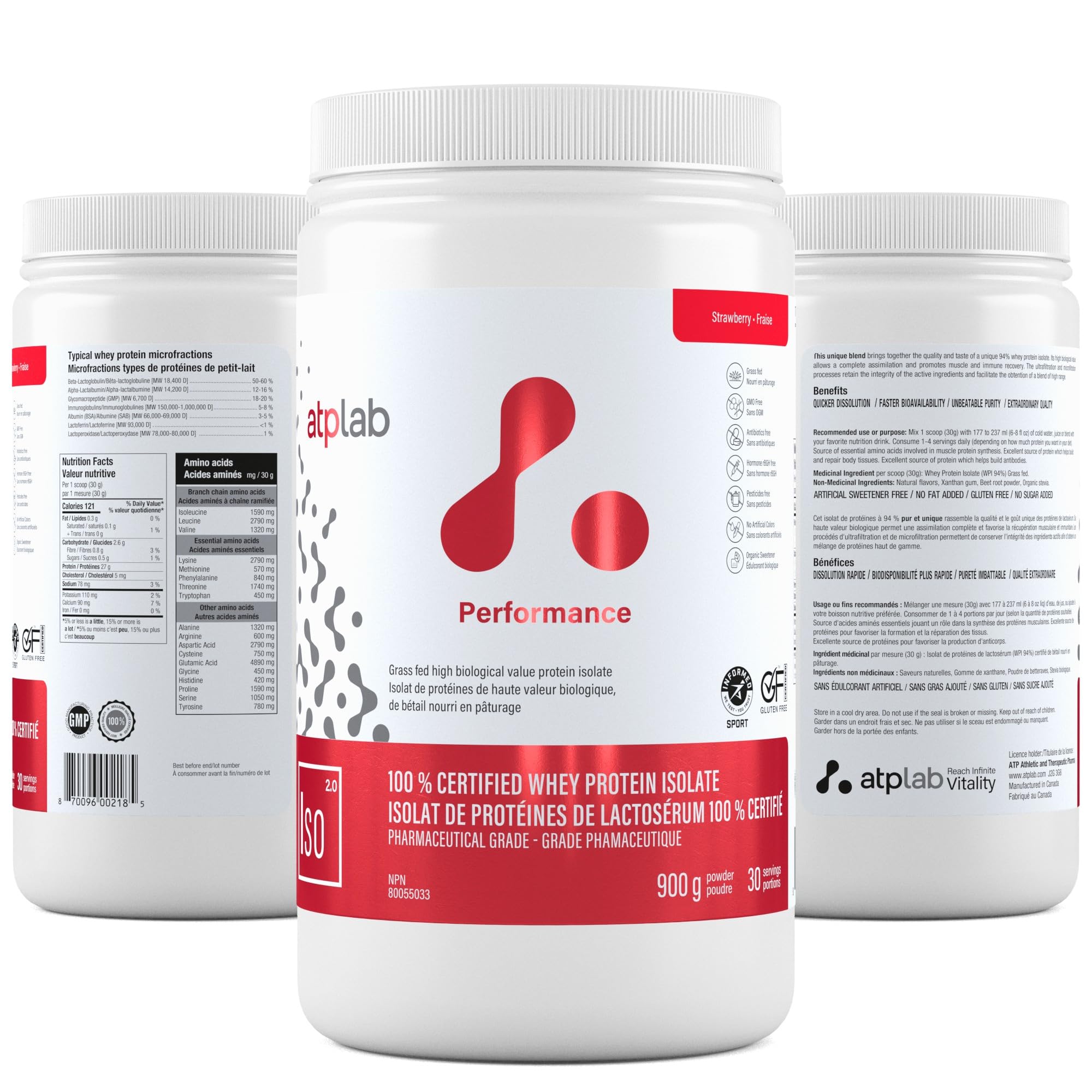 ATPLAB ISO Grass Fed, 900 g