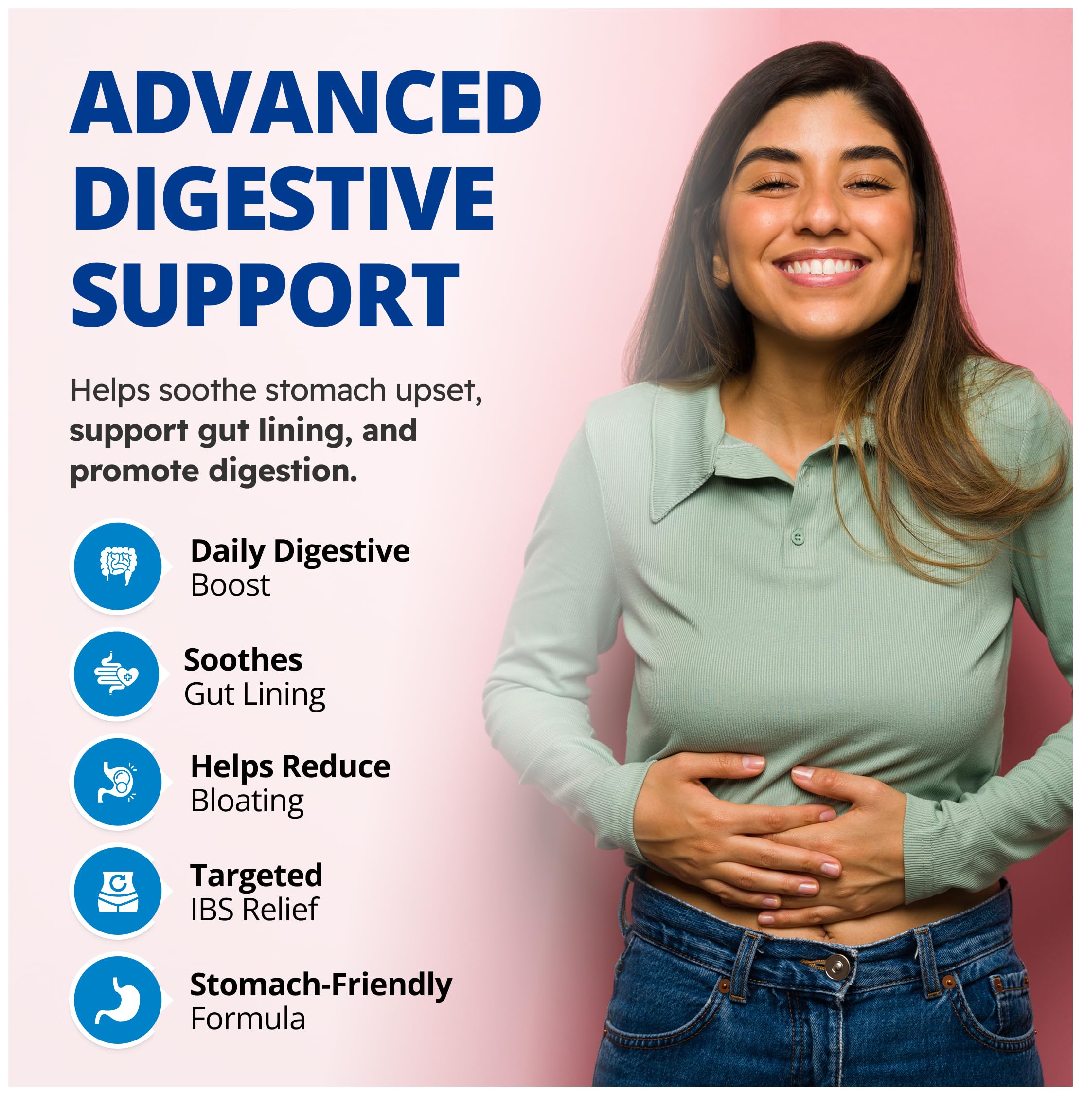 CanPrev GI Pro Formula, 120 Vegan V-Capsules with L-Glutamine, Quercetin, Artichoke, Angelica, Bromelain, Curcumin and Peppermint - Supports Digestive Comfort & Overall Gut Wellness