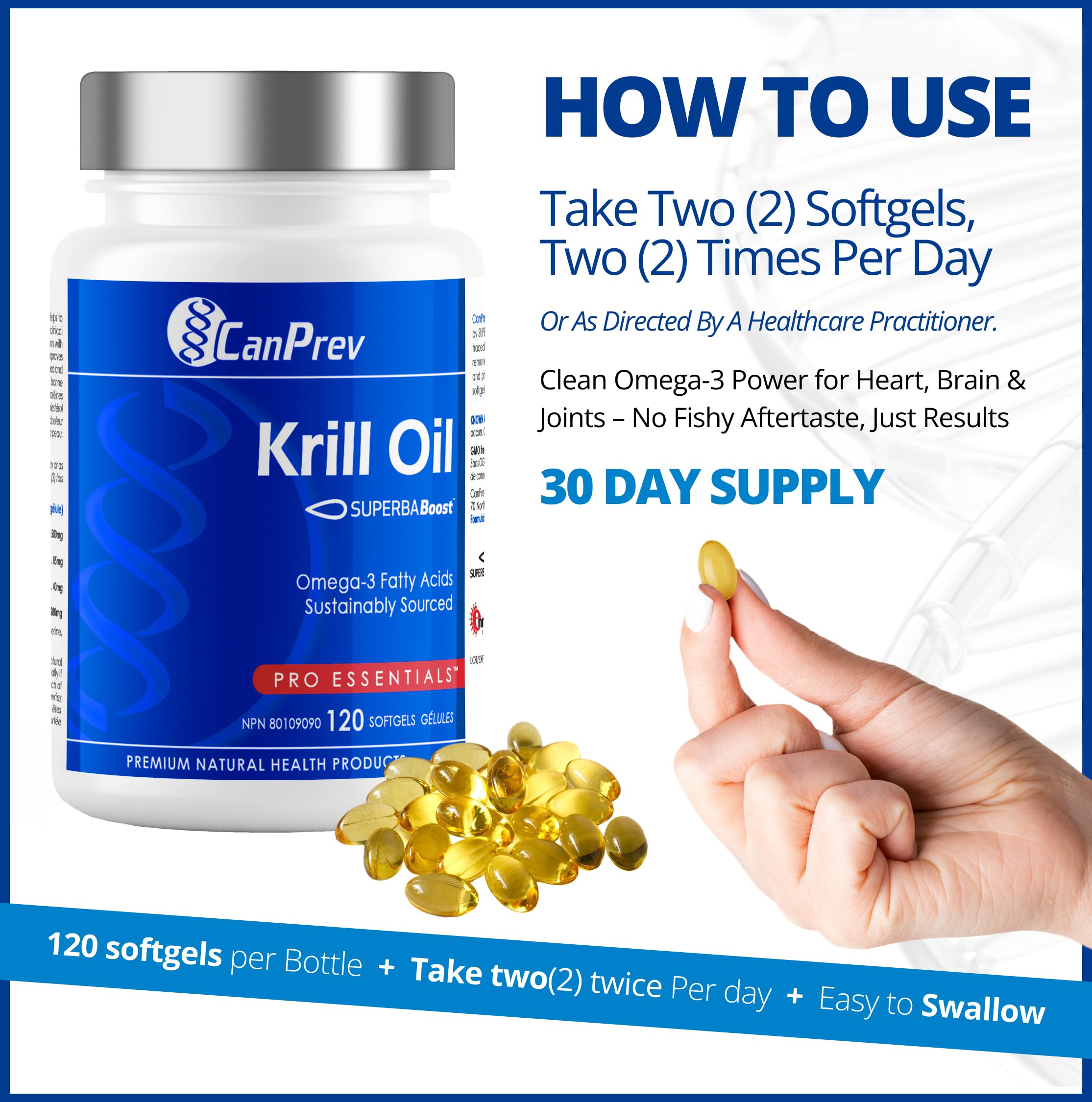 CanPrev - Huile de krill SUPERBABoost