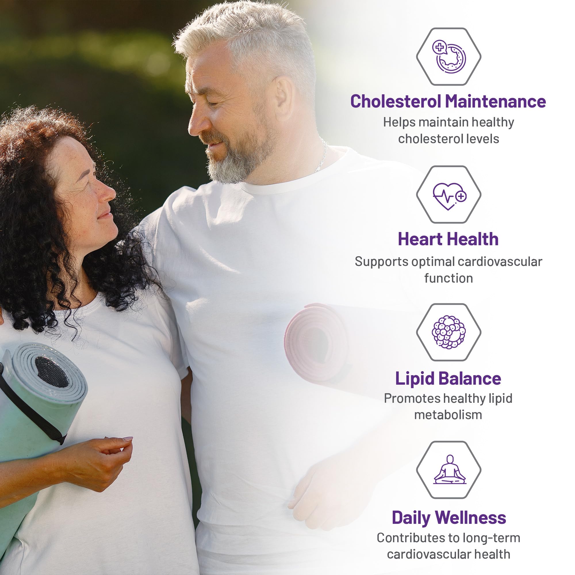 AOR Contrôle du cholestérol 500mg, 60 gélules, approvisionnement de 30 jours - Supplément de bergamote d'agrumes pour des niveaux de cholestérol équilibrés, soutient un métabolisme lipidique sain - Formule sans OGM et végétalienne pour la santé cardiaque