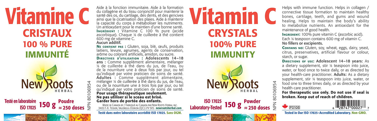 New Roots Herbal Vitamin C Crystals