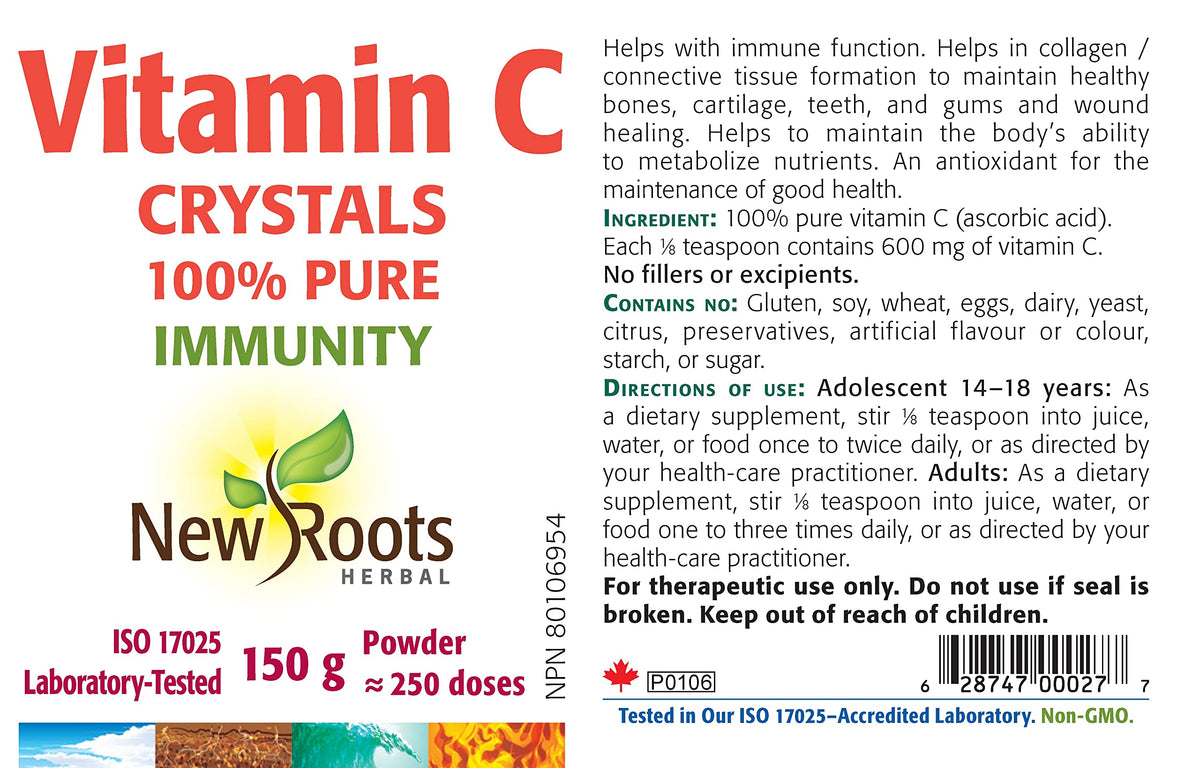 New Roots Herbal Vitamin C Crystals