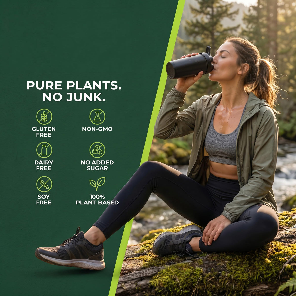 Ergogenics Nutrition Adventure Greens Unsweetened Powder