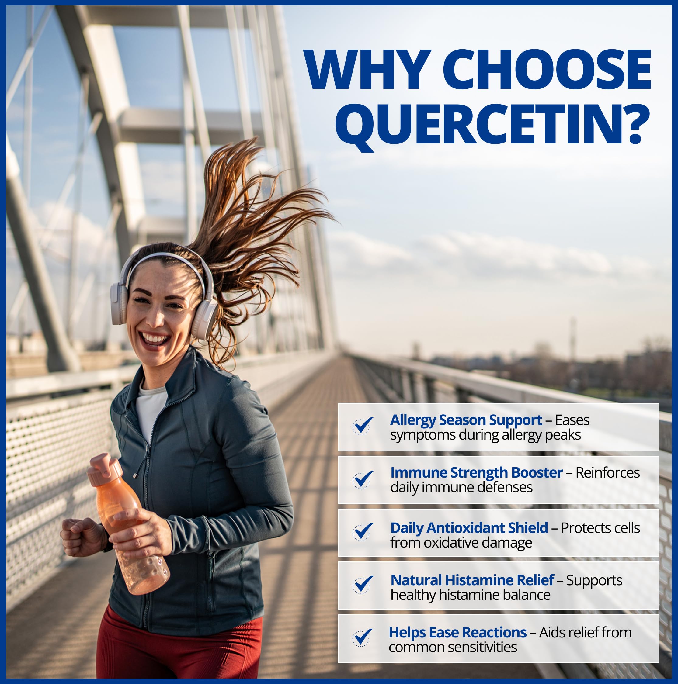 CanPrev Quercétine, 120 gélules végétales – 120 jours d'approvisionnement – Végétalien et sans OGM – 500 mg de quercétine pure – Favorise une circulation saine et le confort pendant les changements de saison – Riche en propriétés antioxydantes