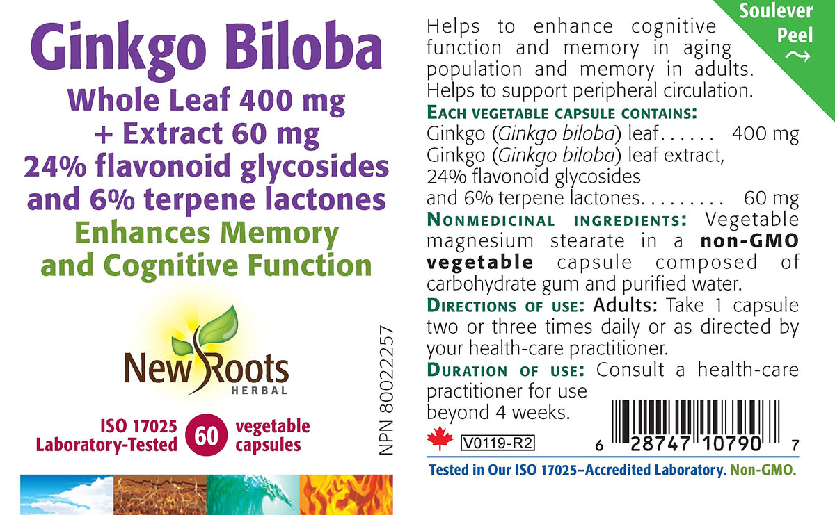New Roots Herbal - Ginkgo Biloba