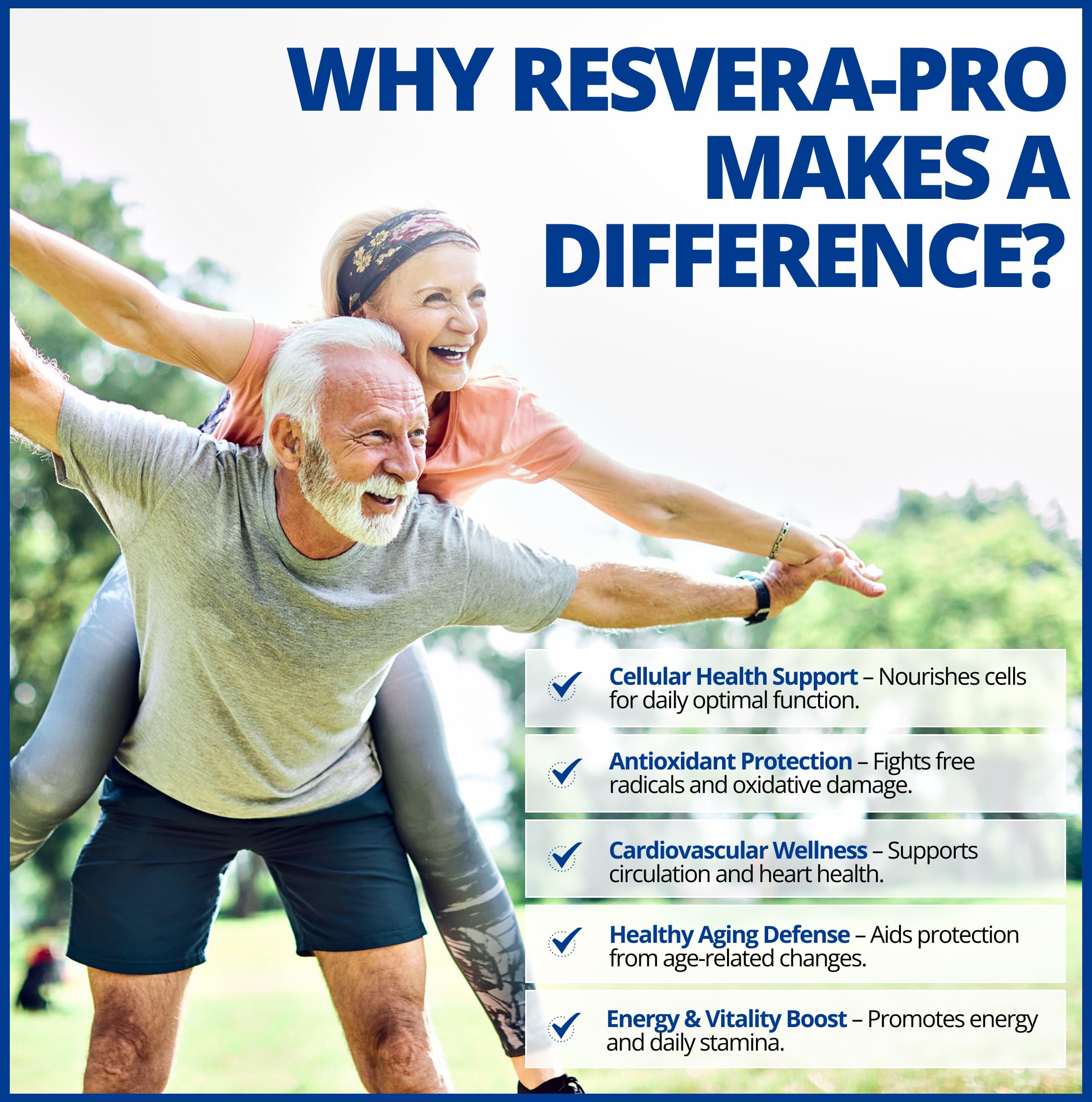 CanPrev Resvera-Pro Resveratrol, 60 Capsules 60-Day Supply - Coenzyme Q10-100mg Resveratrol with Quercetin, Grape Seed, Black Currant and Bilberry - A Blend of Antioxidants - Vegan Friendly