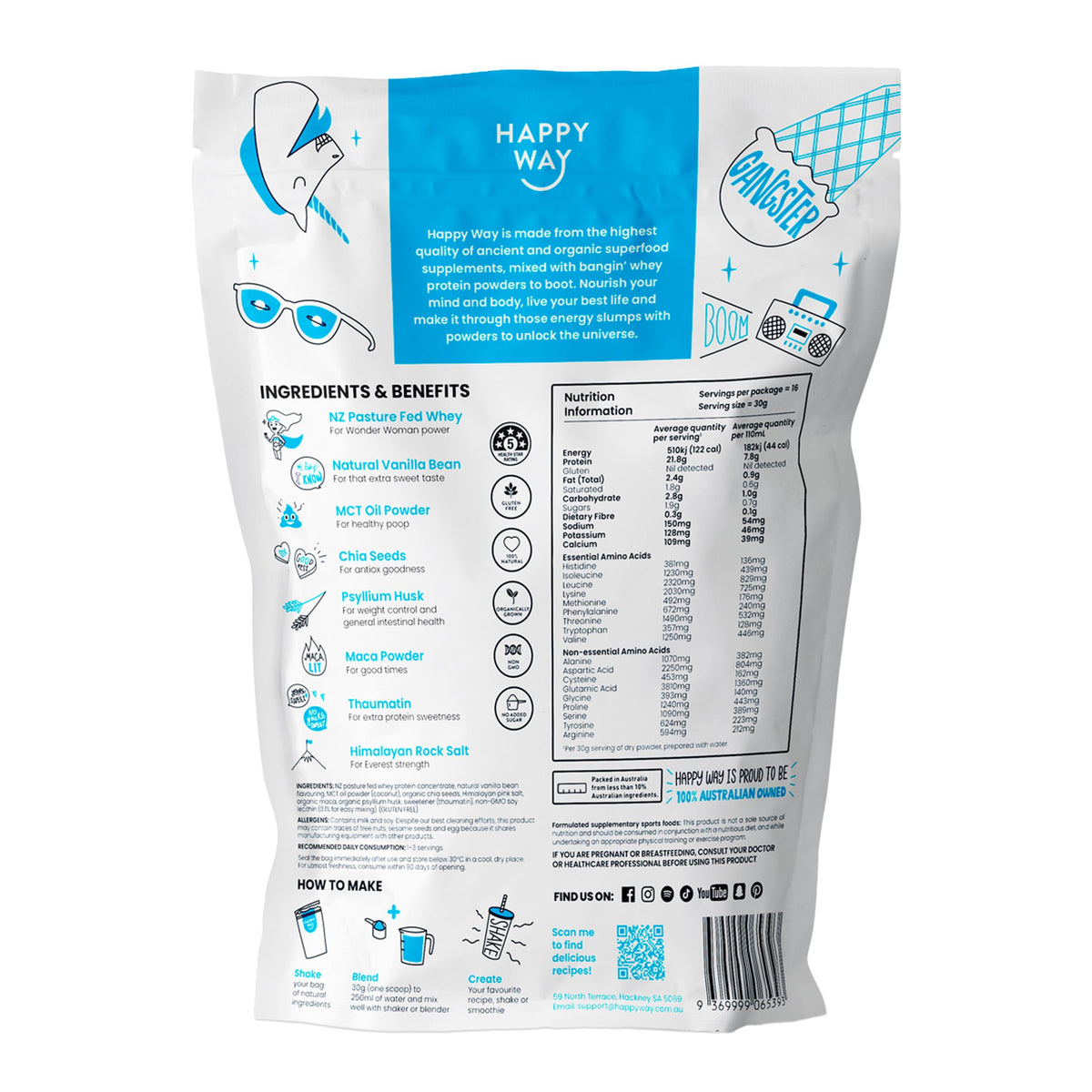 Happy Way Whey Protein Powder