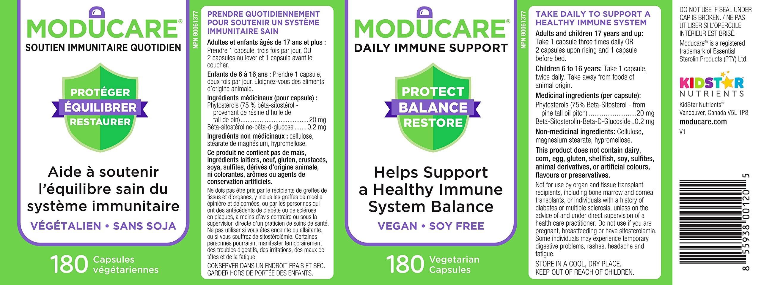 NATURES HARMONY MODUCARE 210 VCAPS