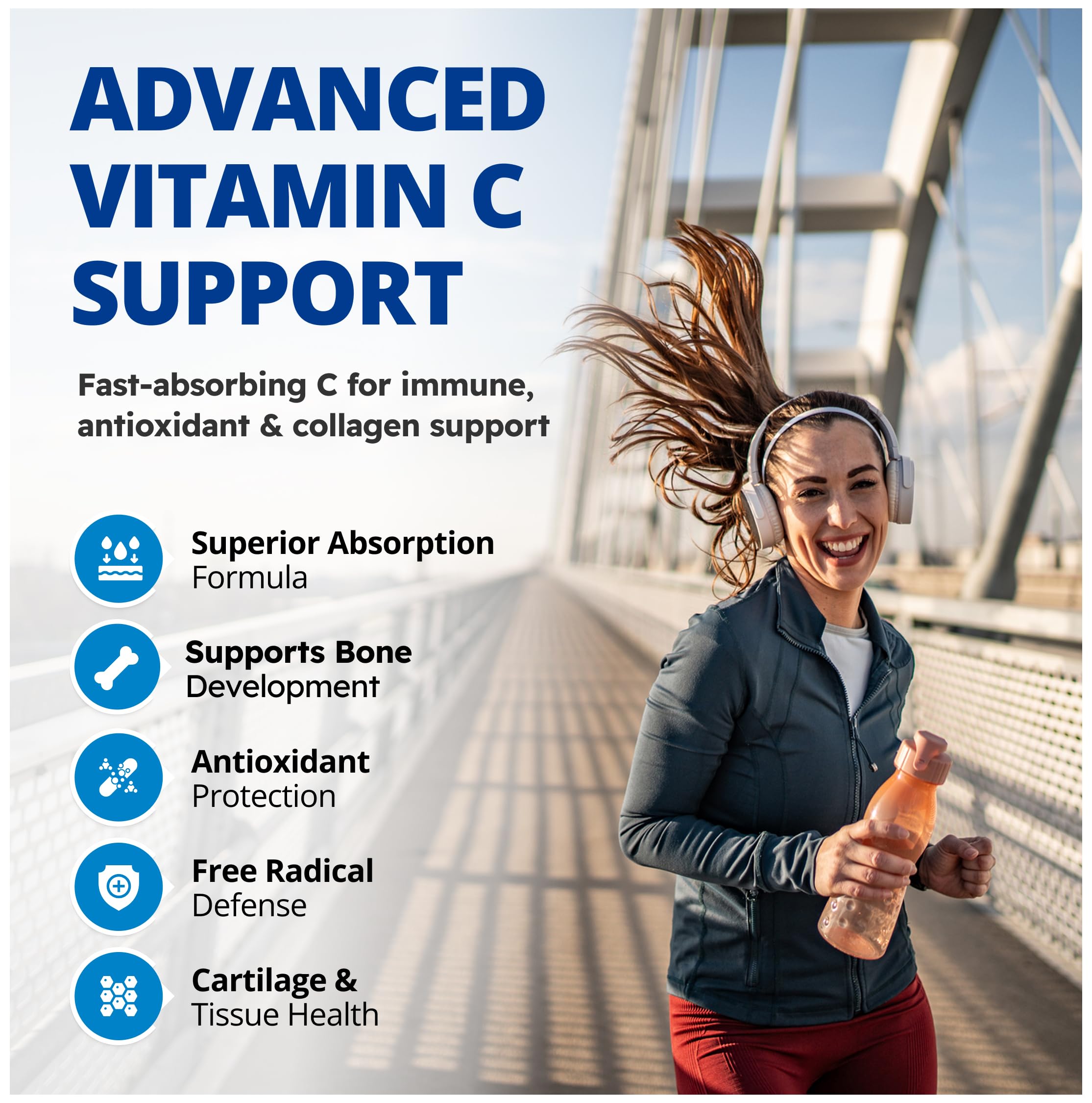 CanPrev Pureway C 600mg, 120 Capsules 120-Day Supply - Enhanced Absorption Vitamin C Ascorbic Acid with Citrus Bioflavonoids - Maintain Bone, Teeth and Gum Health - Vegan, Non-GMO & Gluten-Free