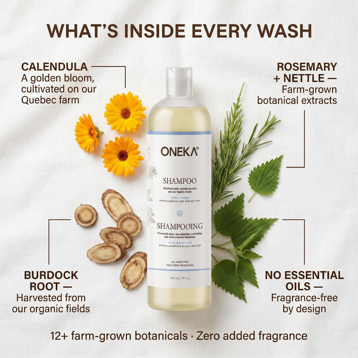 ONEKA Shampoo, 500 ML