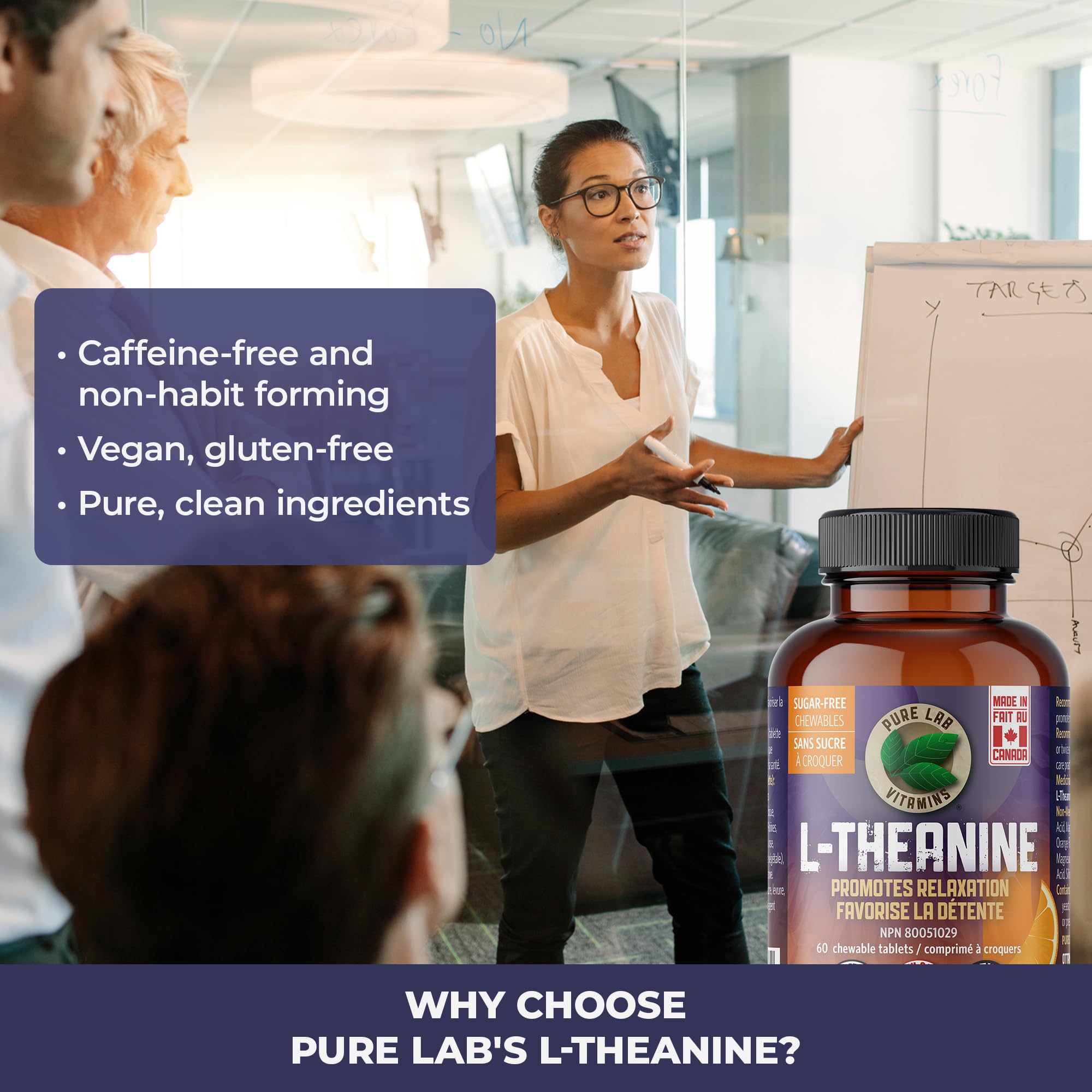 Pure Lab Vitamins - L-Théanine 125mg