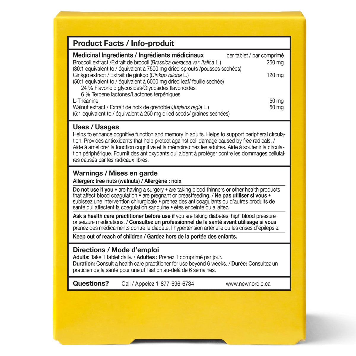 New Nordic Clear Brain Tablets
