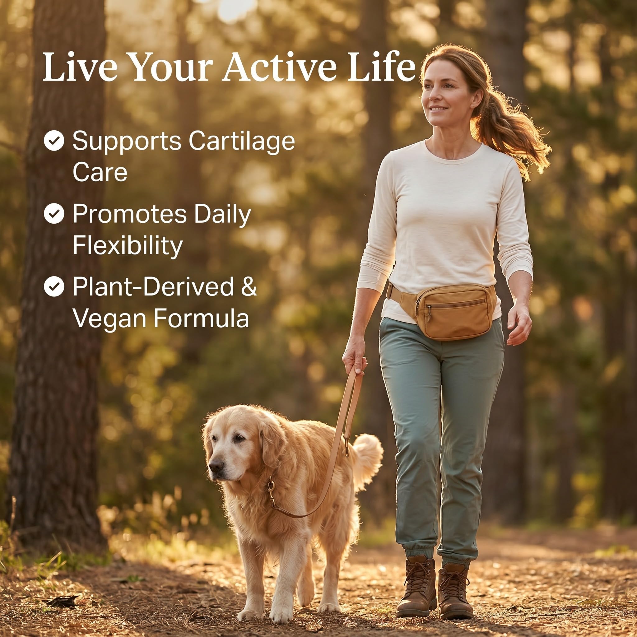 PURICA Vegan Glucosamine HCL Powder 300g, 200 Servings, Plant-Derived for Joint Support & Cartilage Care, Supports Daily Flexibility