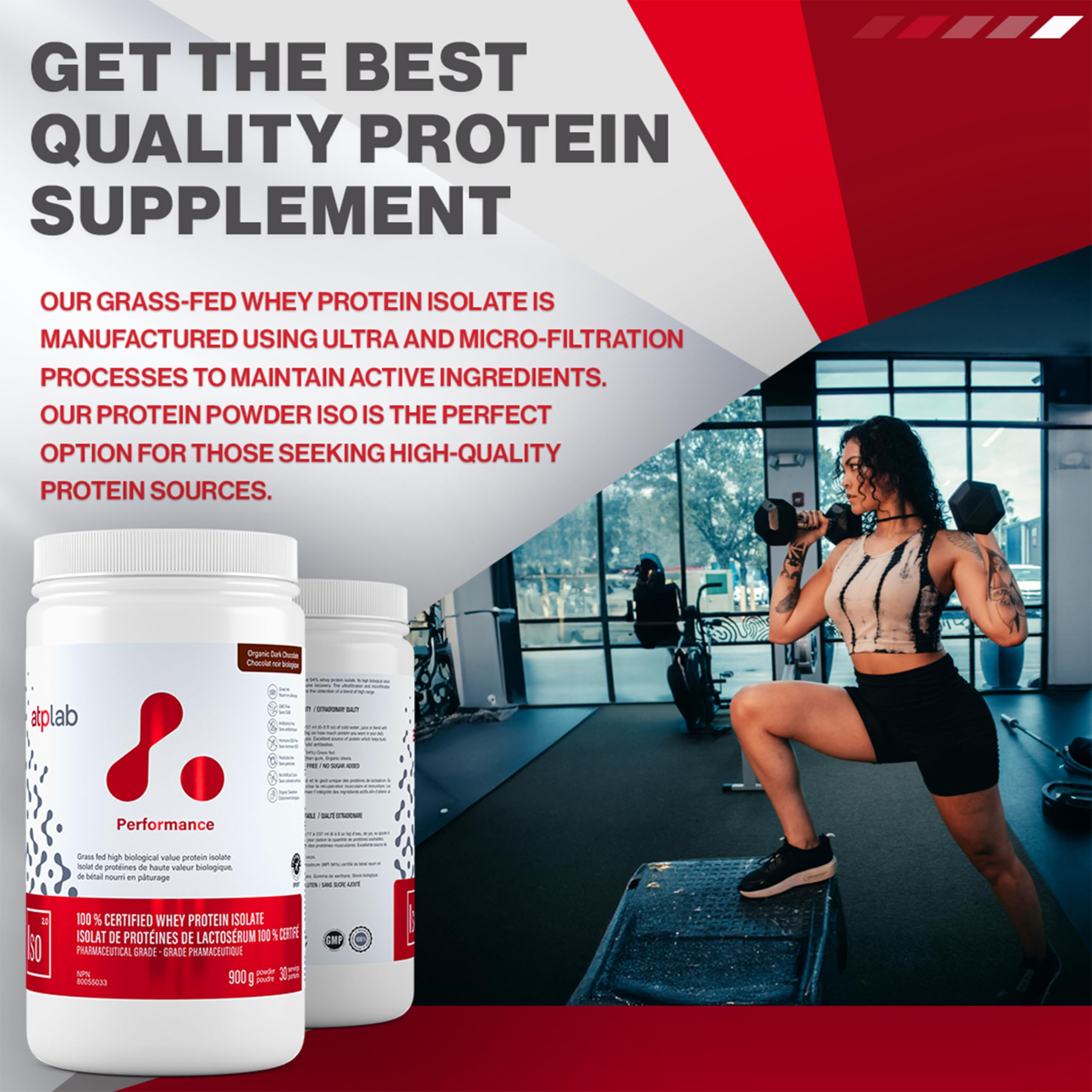 ATPLAB ISO Grass Fed, 900 g