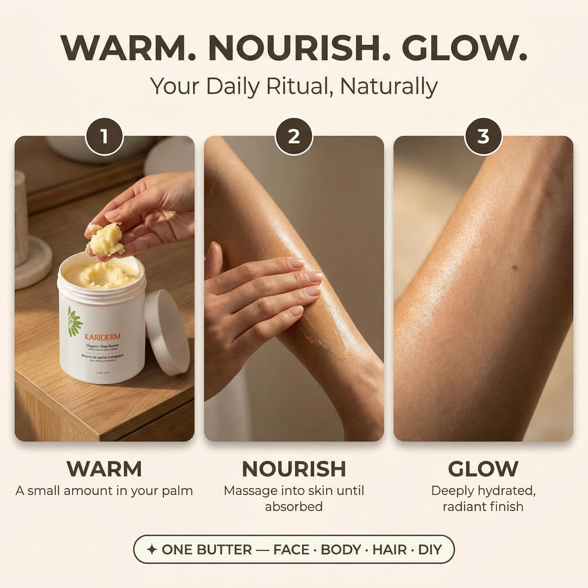 KARIDERM Organic Shea Butter