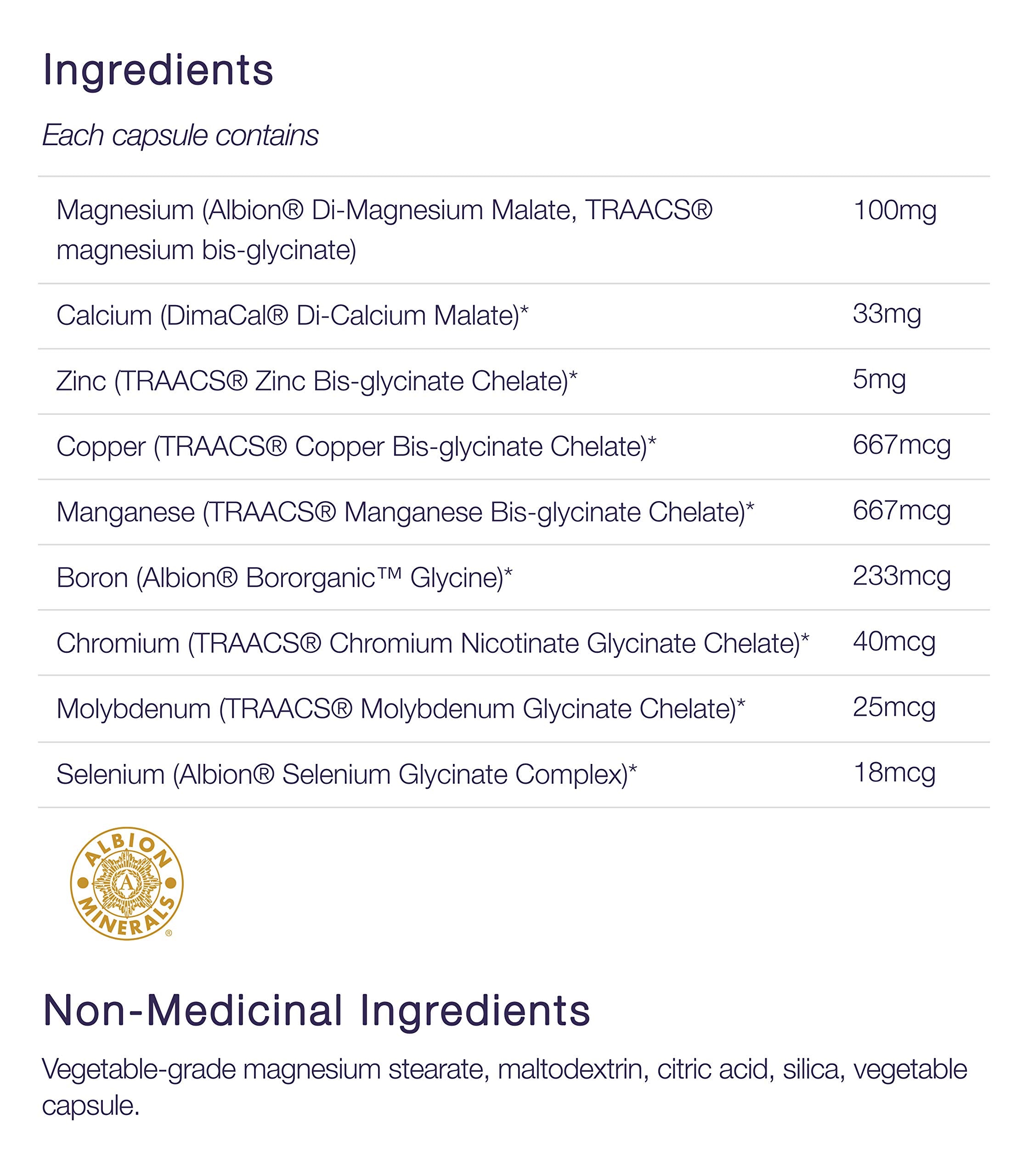 CanPrev Complexe Multi-Minéraux Magnésium, 120 Gélules Végétaliennes, 40 Jours d'Approvisionnement - Absorption Améliorée avec 8 Minéraux Chélatés Essentiels - Magnésium, Sélénium, Calcium et Plus pour le Bien-être Quotidien