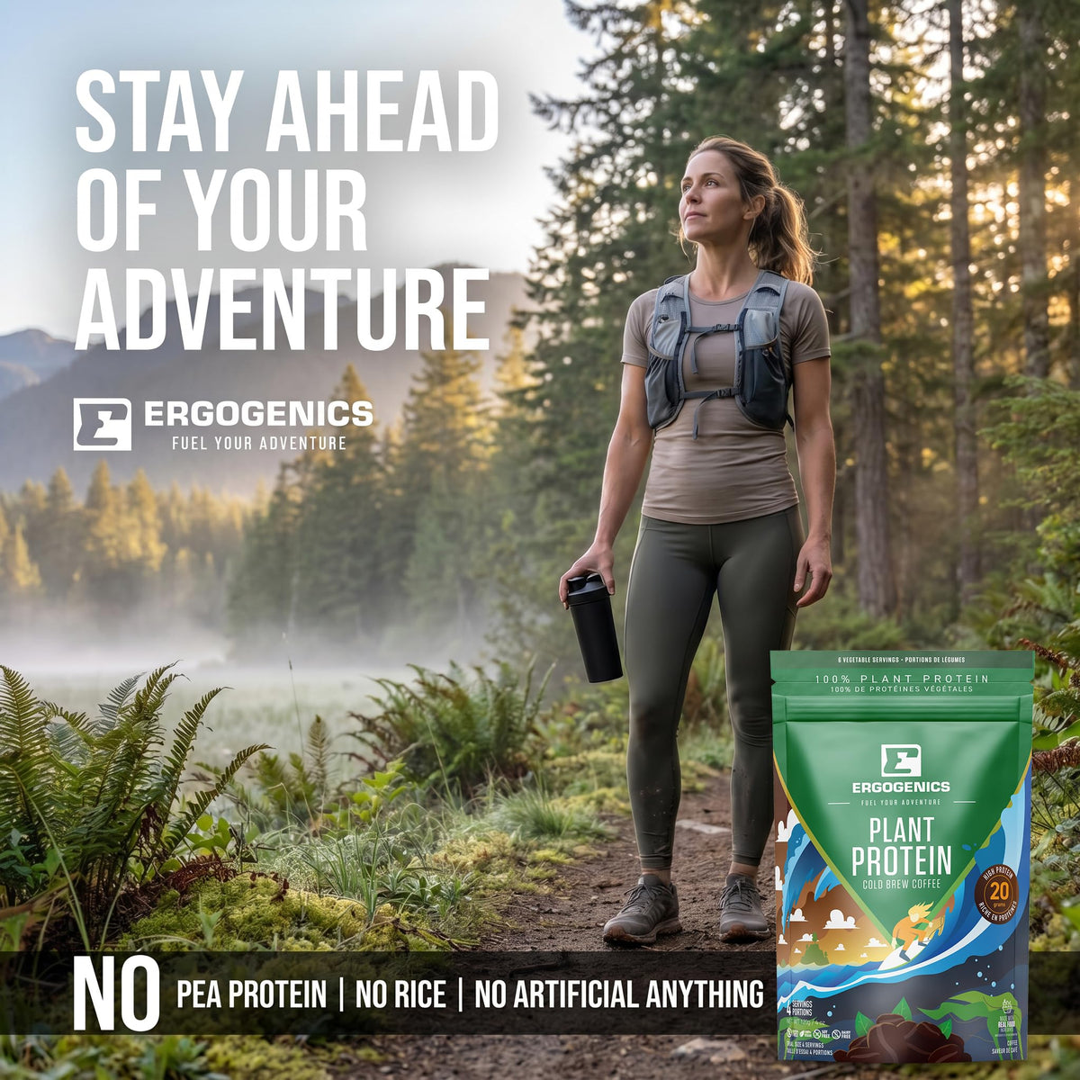 Ergogenics Nutrition Plant Protein +Greens