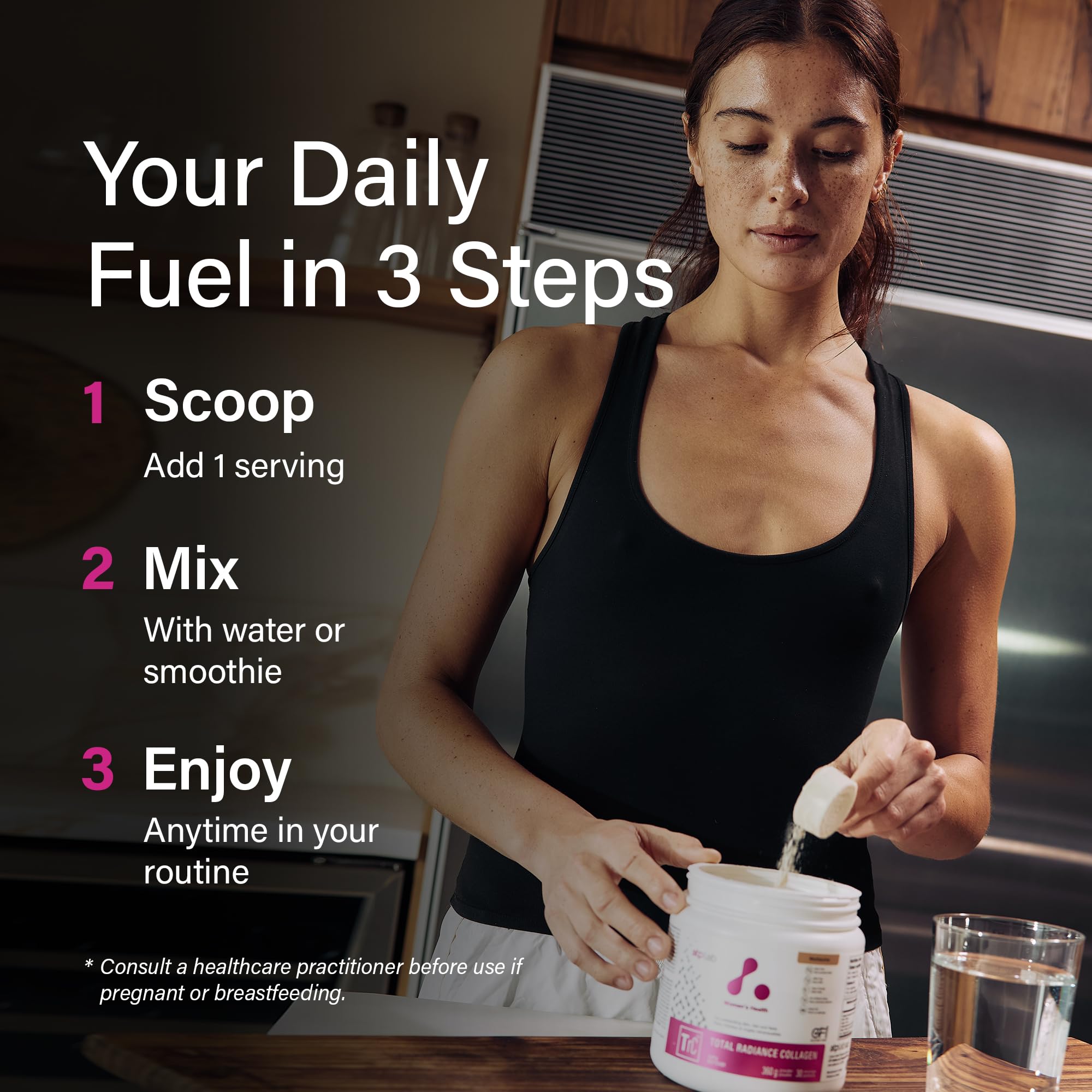 ATP LAB - Total Radiance Collagène 360g - Poudre de protéines de collagène pour femmes - Pour la peau, les cheveux et les ongles - Suppléments de collagène pour femmes