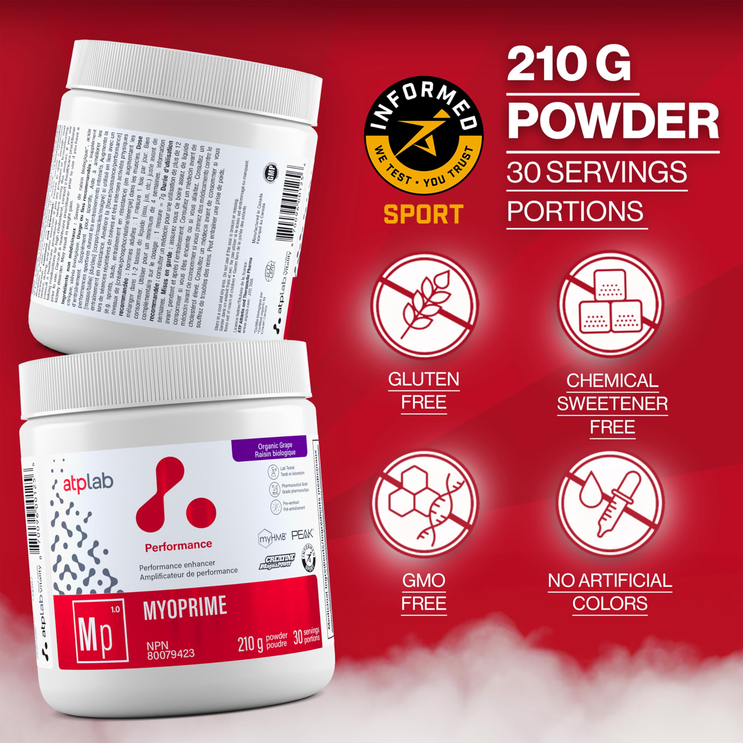 ATP LAB - Myoprime 210g