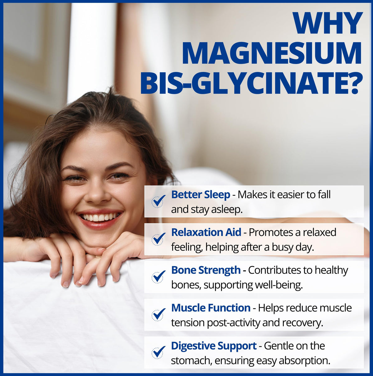 CanPrev Magnesium Bisglycinate Capsules, For Adults, 200mg, 120 Day Supply