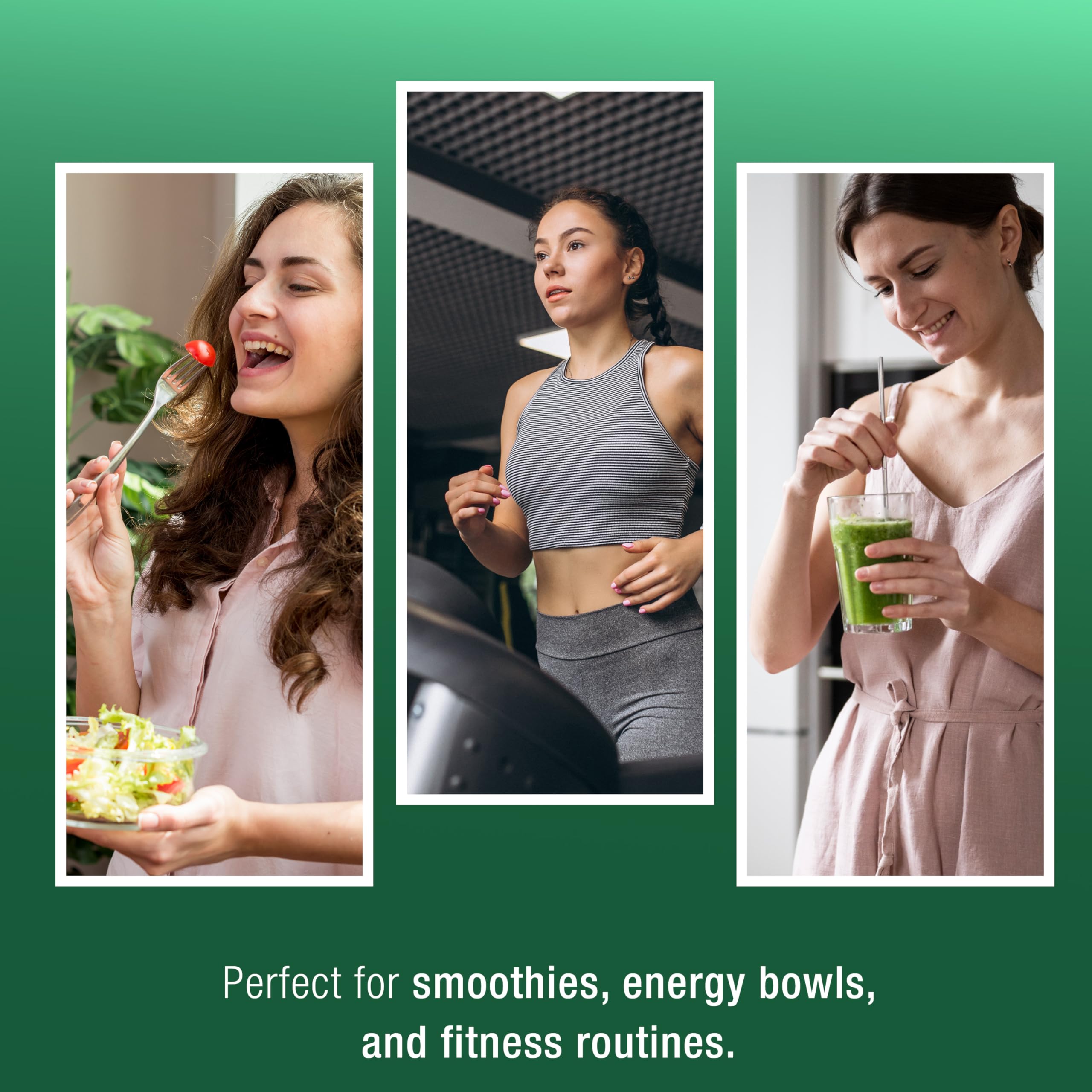 Gandalf Organic Spirulina Powder 300g 60-Servings - Pure Blue-Green Algae Superfood - Vegan, Packed with Iron, Antioxidants and Essential Nutrients, Perfect for Smoothies and Recipes