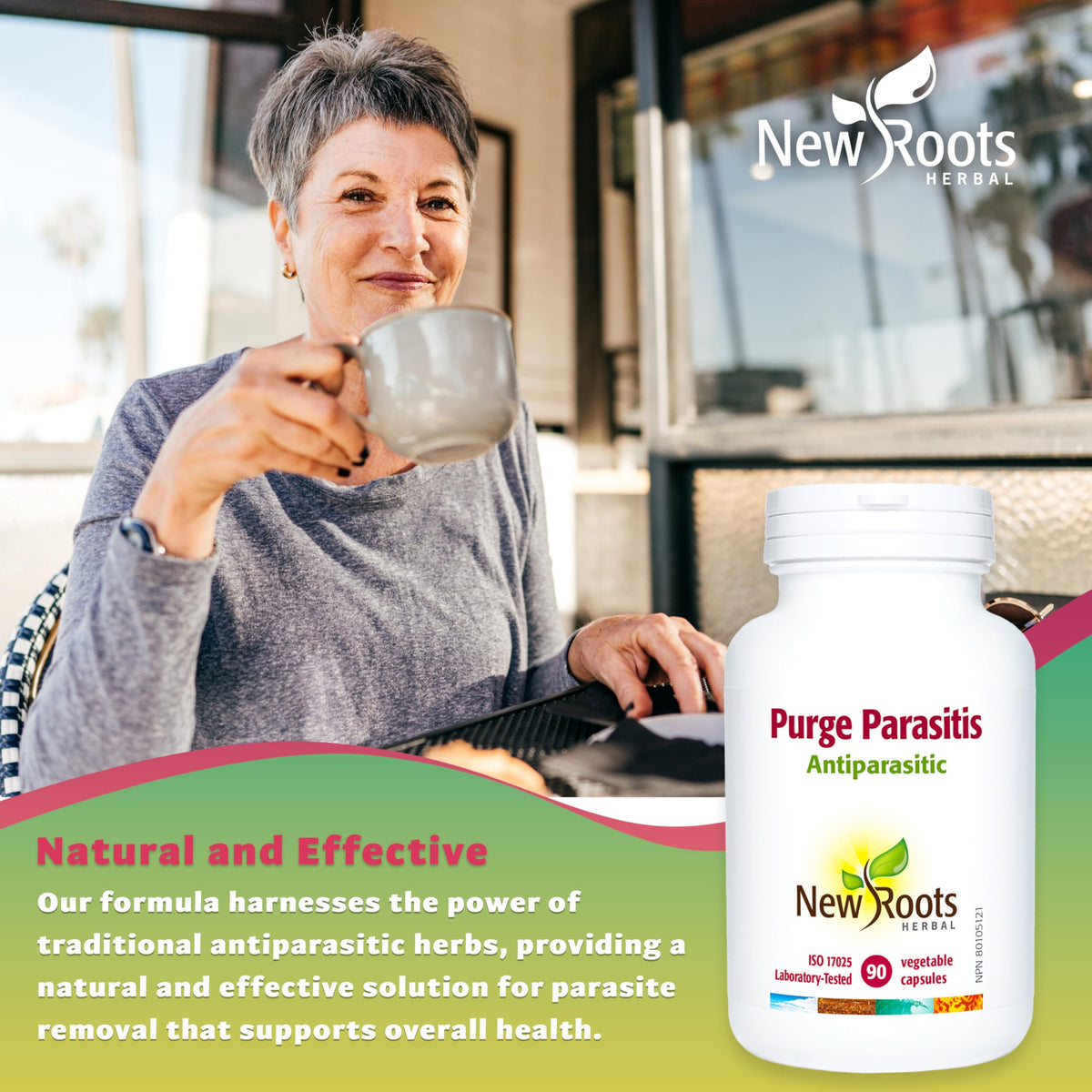 New Roots Herbal Purge Parasitis Capsules, Wormwood, Black Walnut, 90 Caps