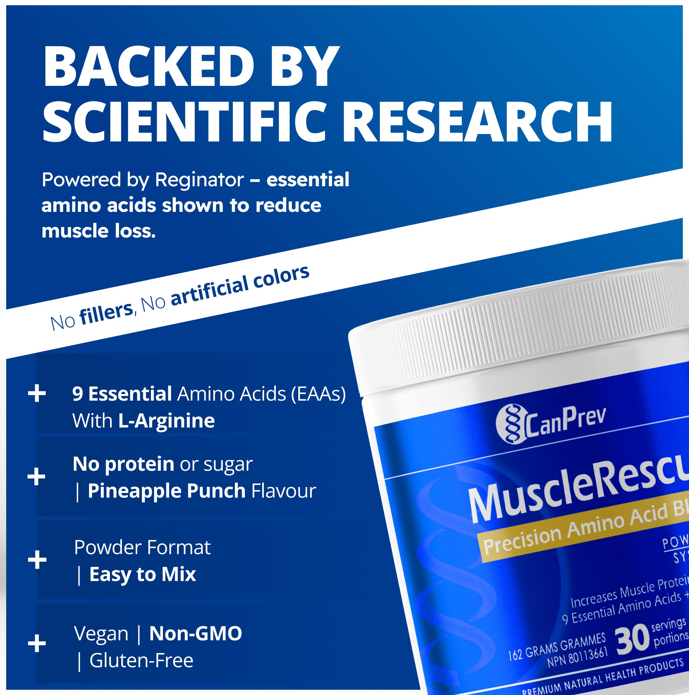 CanPrev - Muscle Rescue Mélange de précision d'acides aminés
