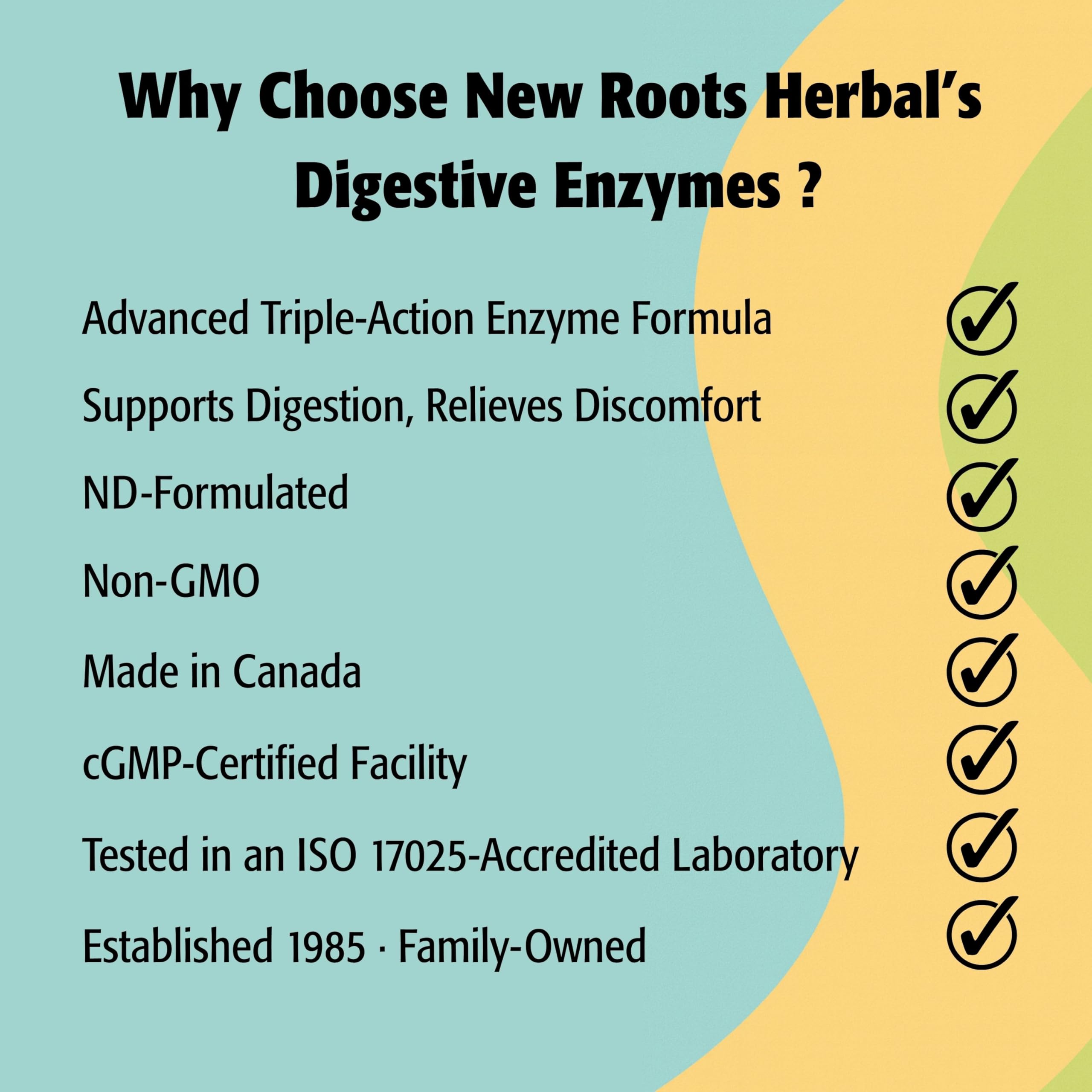New Roots Herbal | Digestive Enzymes with HCL, Complete Digestive Support Supplement for Men & Women, with Papaya & Lipase Enzymes for Pancreatic Function Aid (100 Veg Capsules)